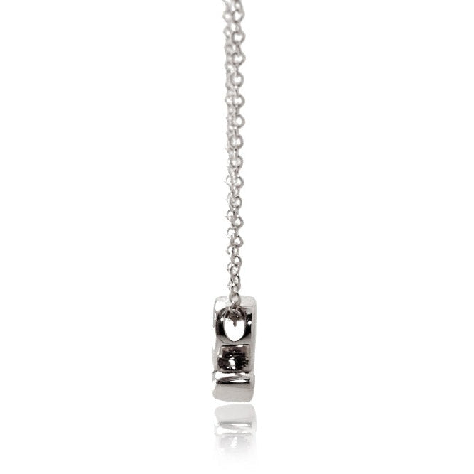 Tiny Initial Charm Pendant