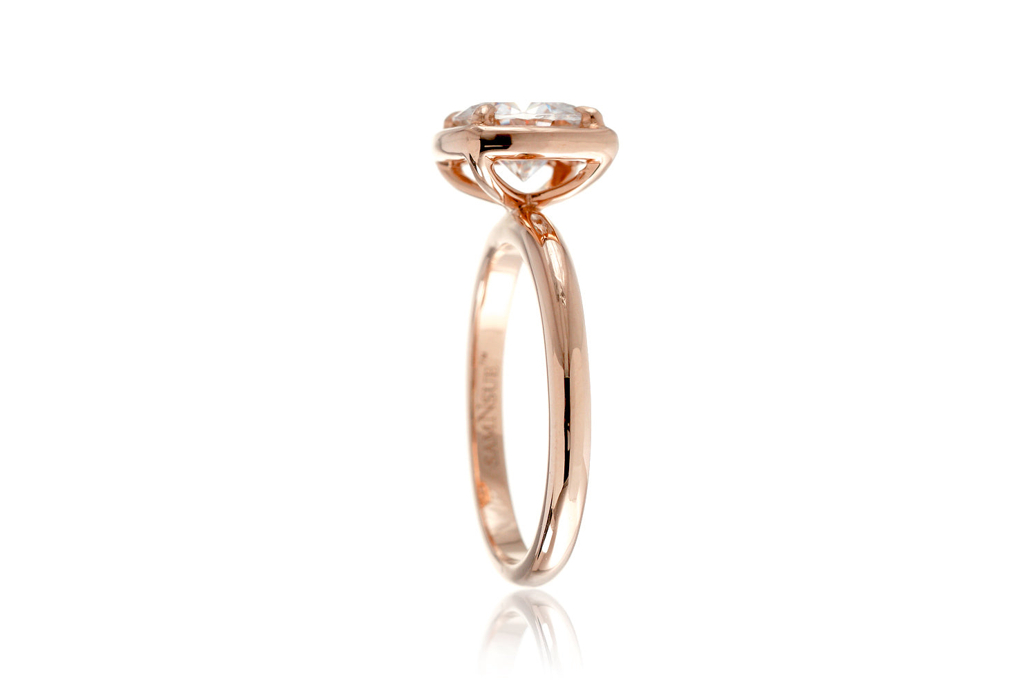 The Jane Round Moissanite Ring