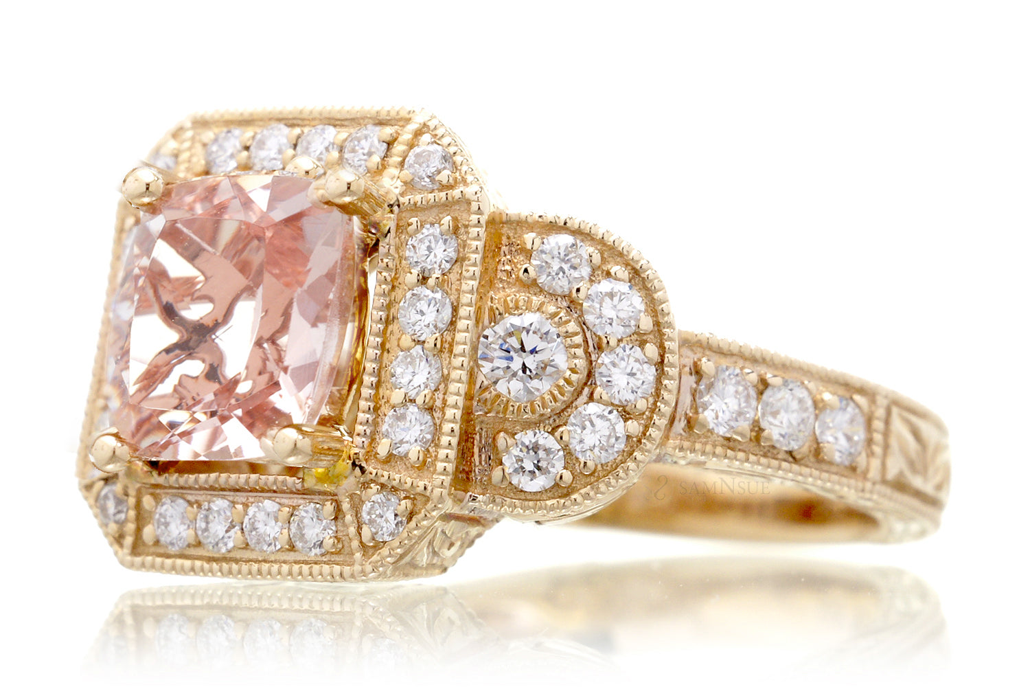 The Louise Cushion Morganite