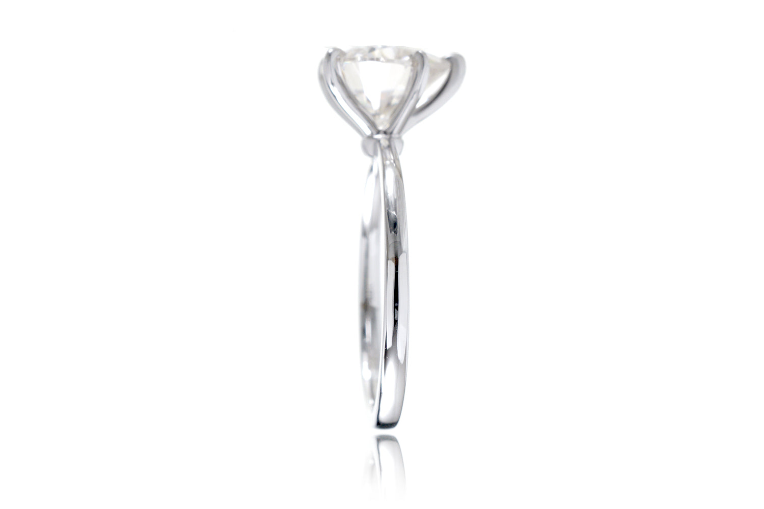 The Adeline Pear Moissanite Ring