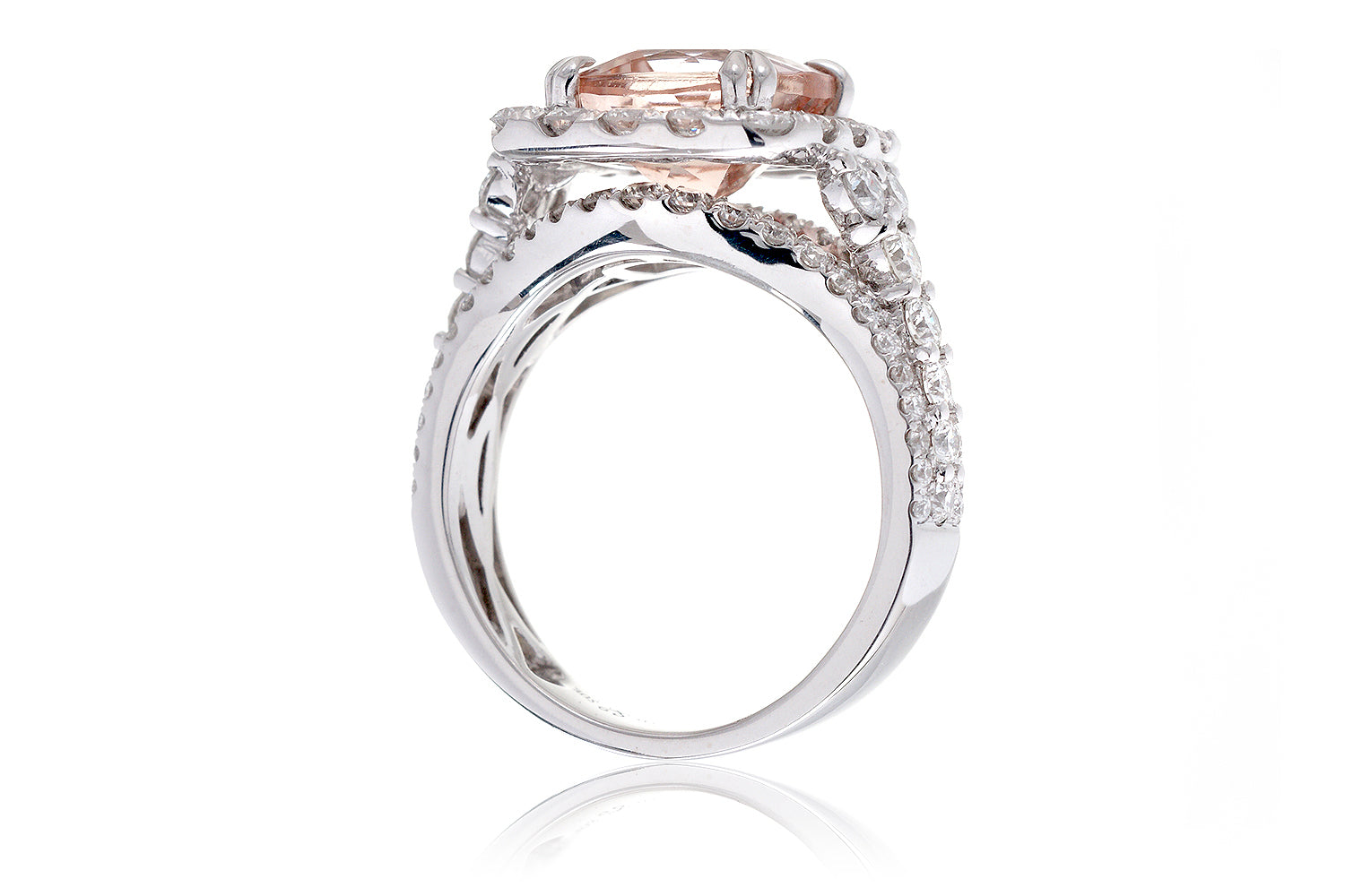 The Isabella Cushion Morganite