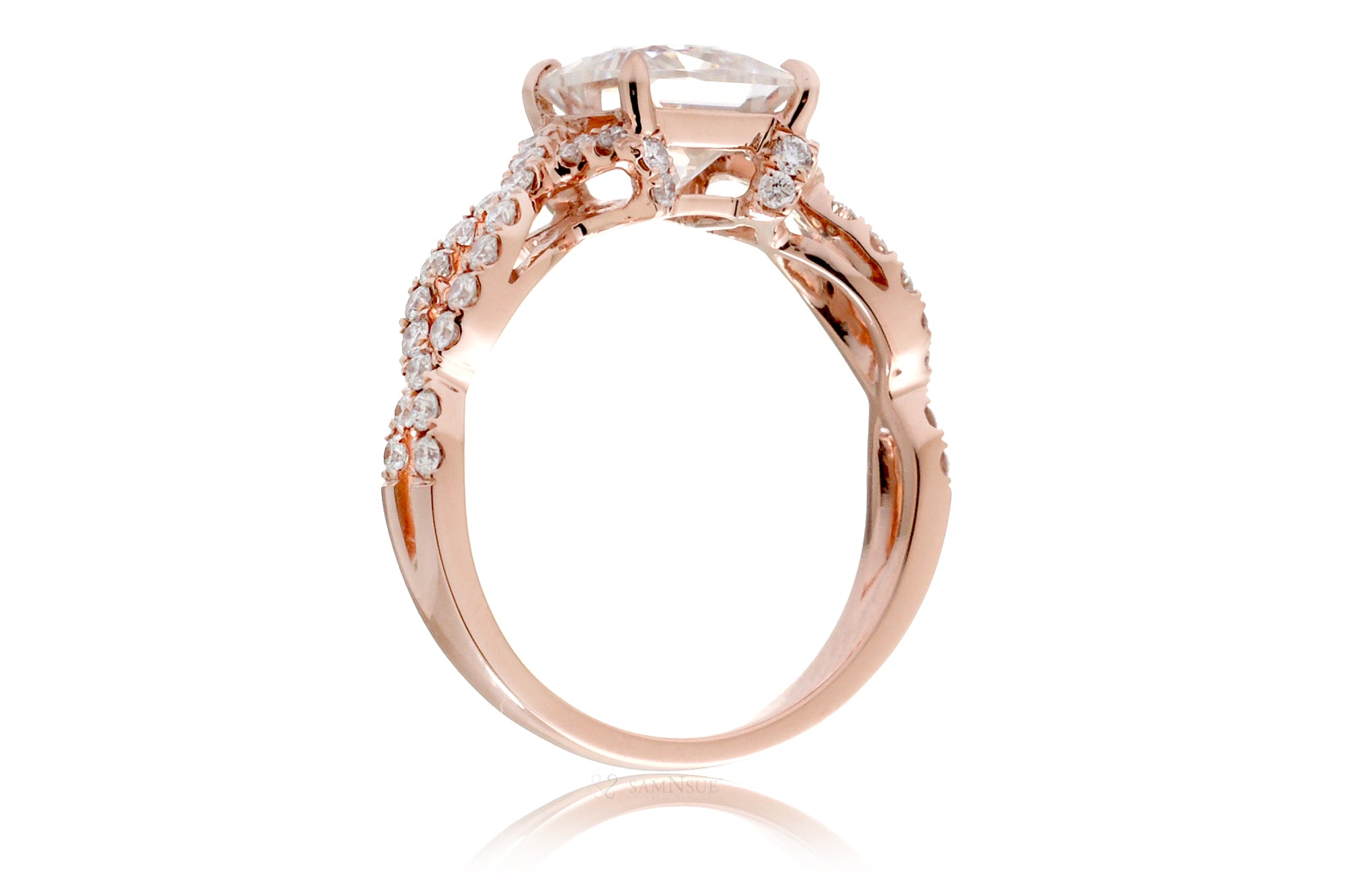 The Felicity Princess Moissanite Ring