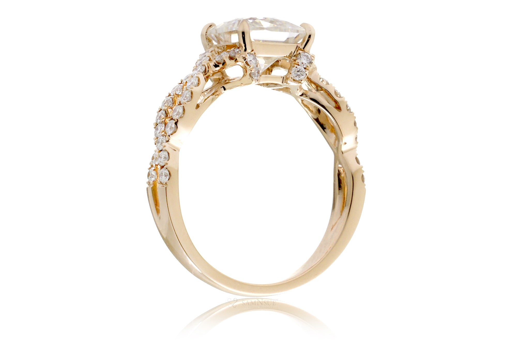 The Felicity Princess Moissanite Ring