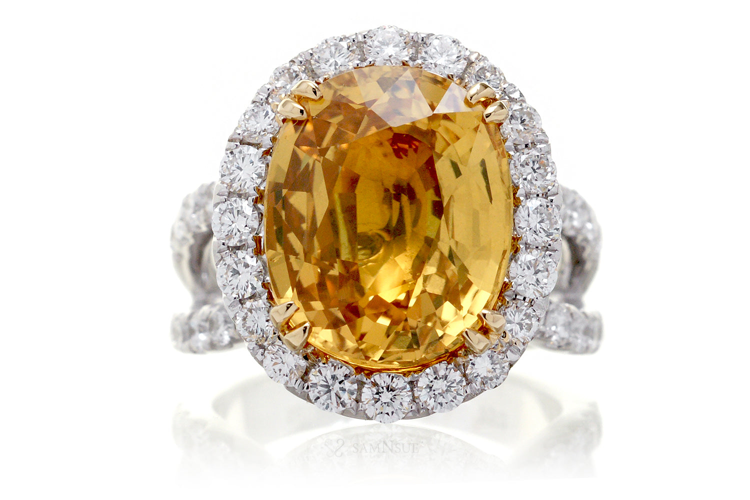 The Bonnie Oval Yellow Sapphire (11.25 ct tw.)