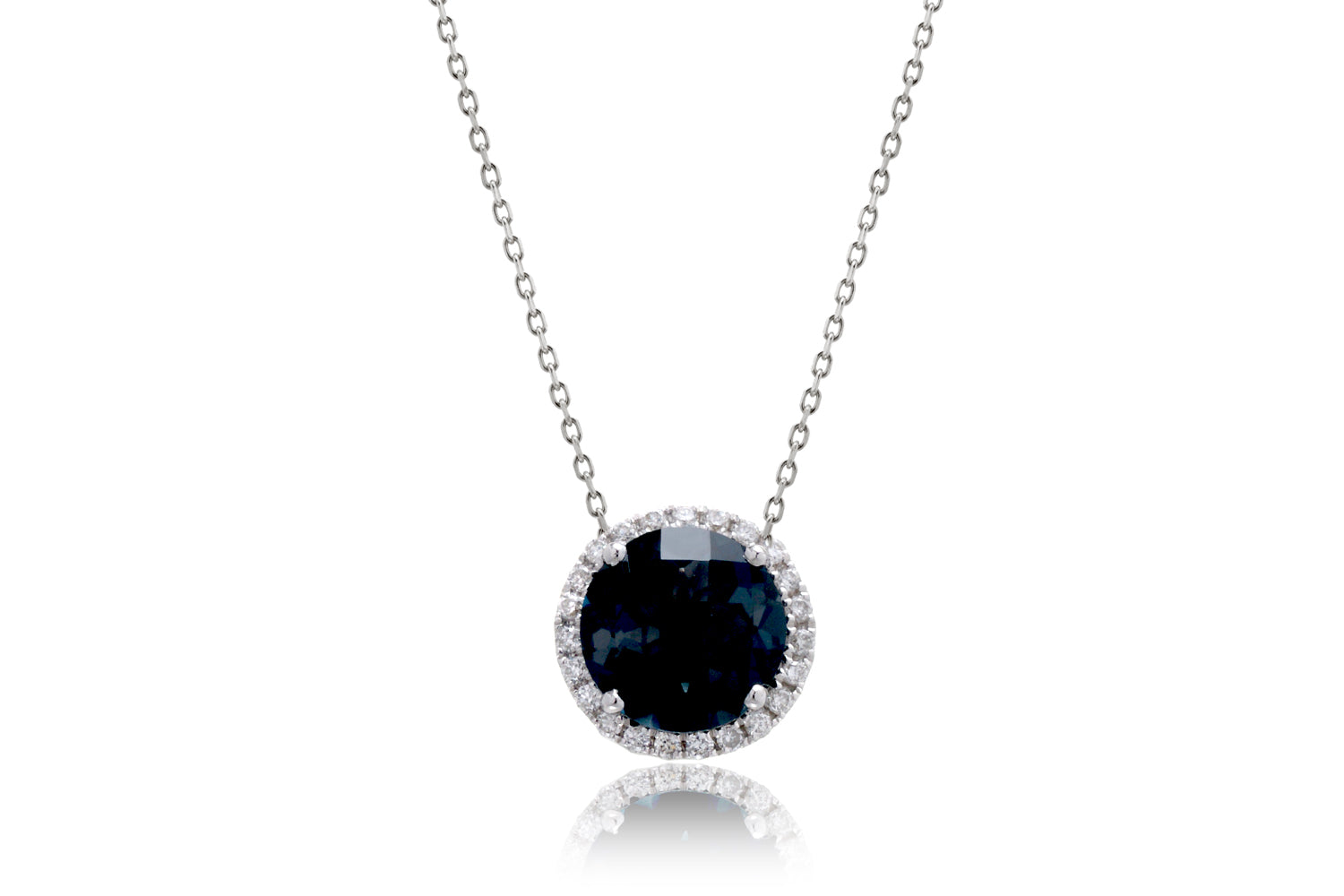 The Ophelia Round London Topaz Necklace (6mm)