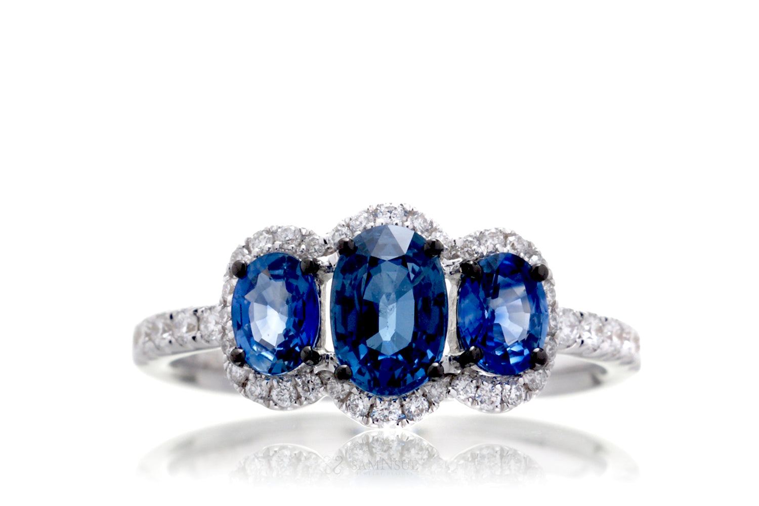 The Pennie Oval Sapphire Ring
