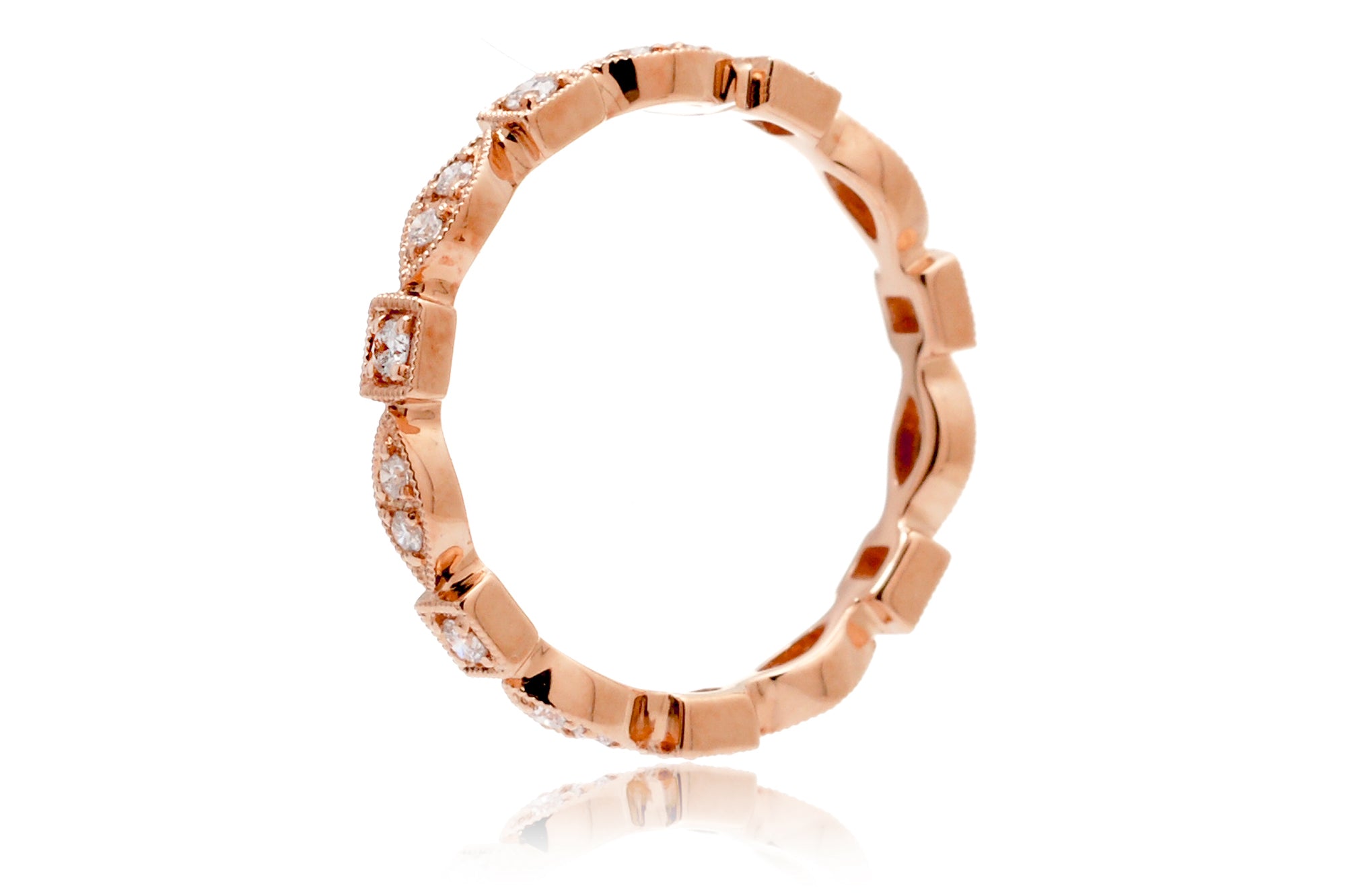 The Delilah Square Eternity Diamond Band