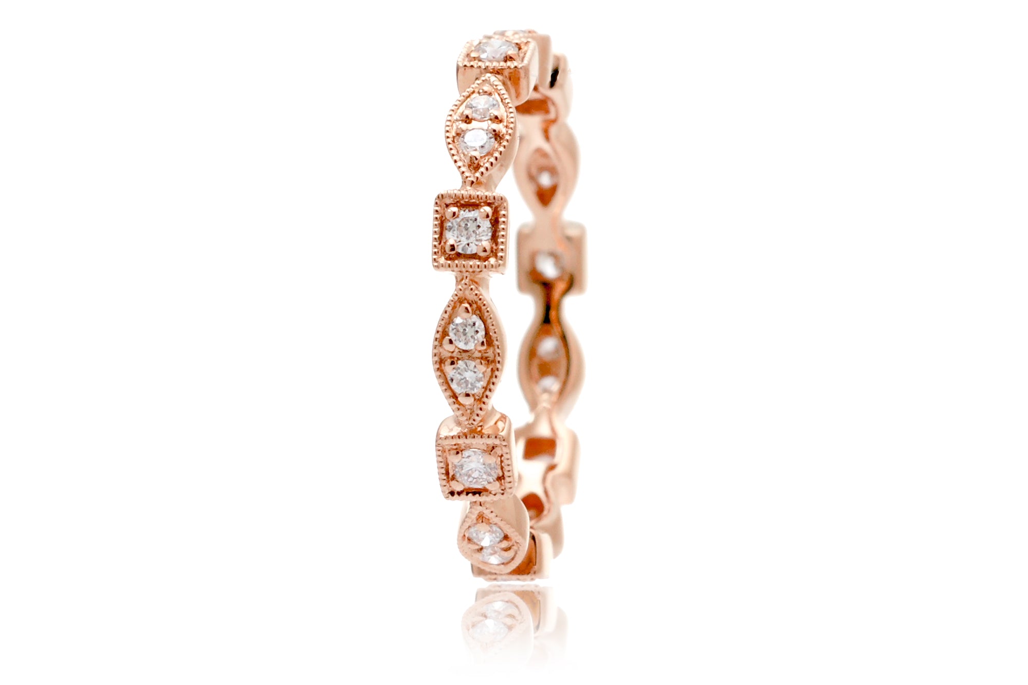 The Delilah Square Eternity Diamond Band