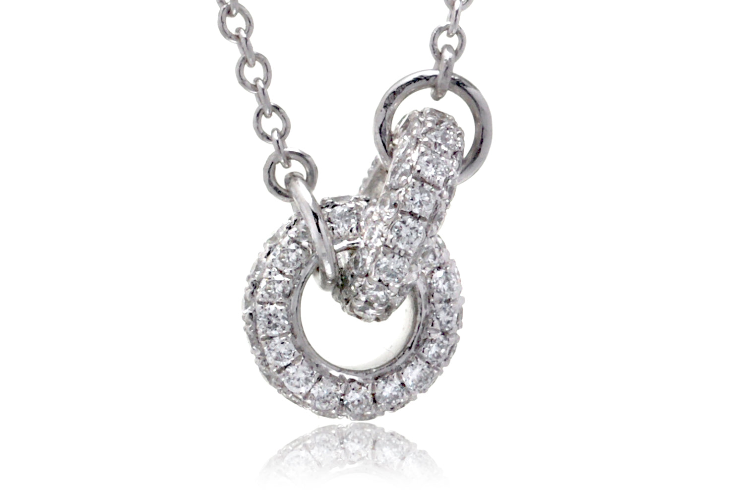 The Forever Linked Diamond Circle Necklace