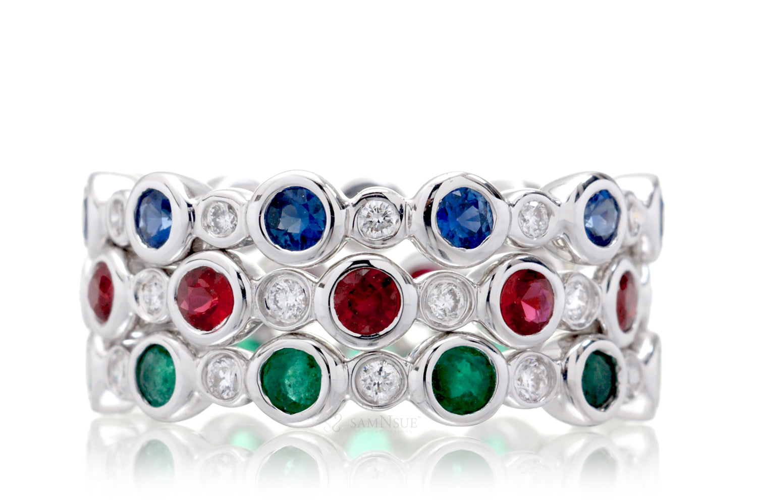 The Lucinda Round Eternity Bands
