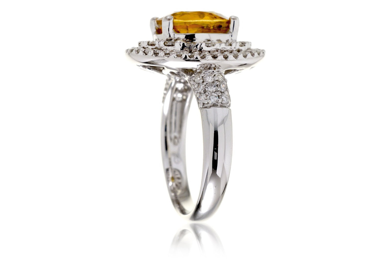 The Dottie Oval Yellow Sapphire Ring (4.65 ct tw.)