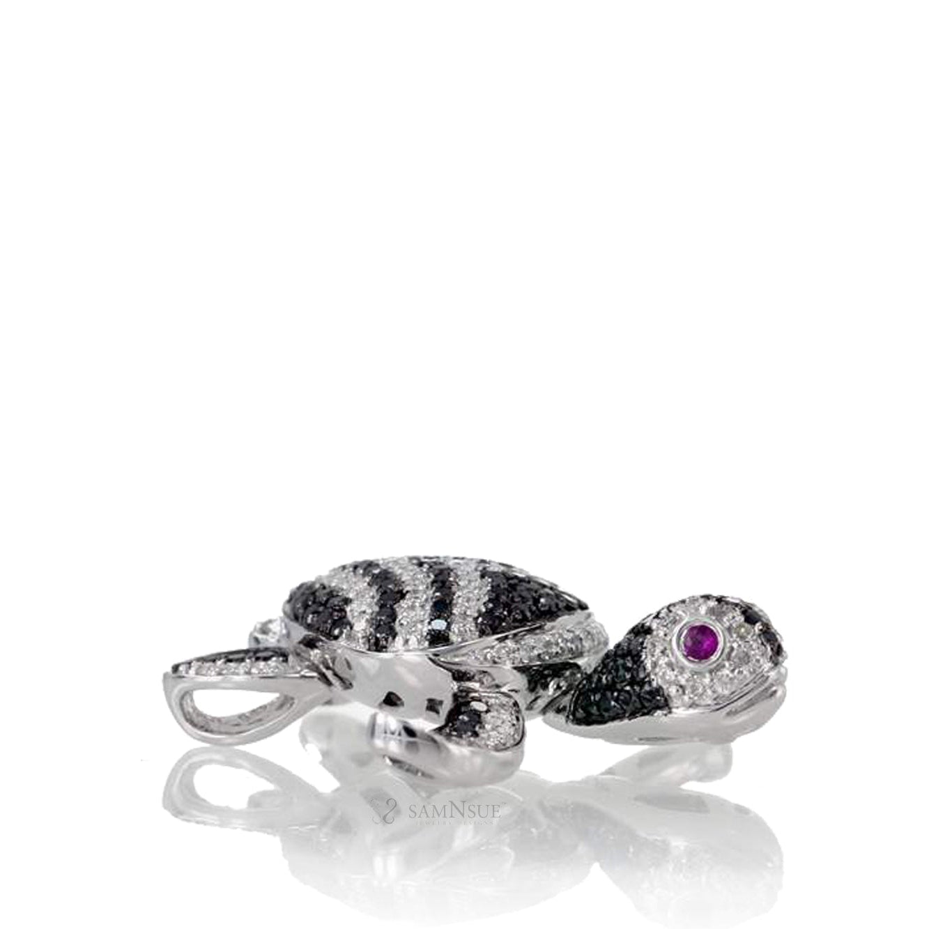 The Chevron Turtle Pendant