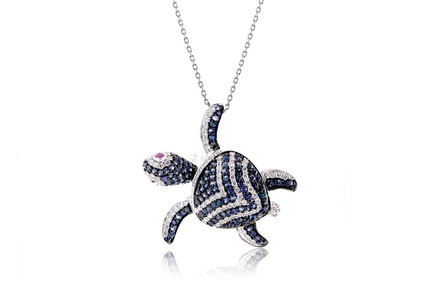 The Chevron Turtle Pendant