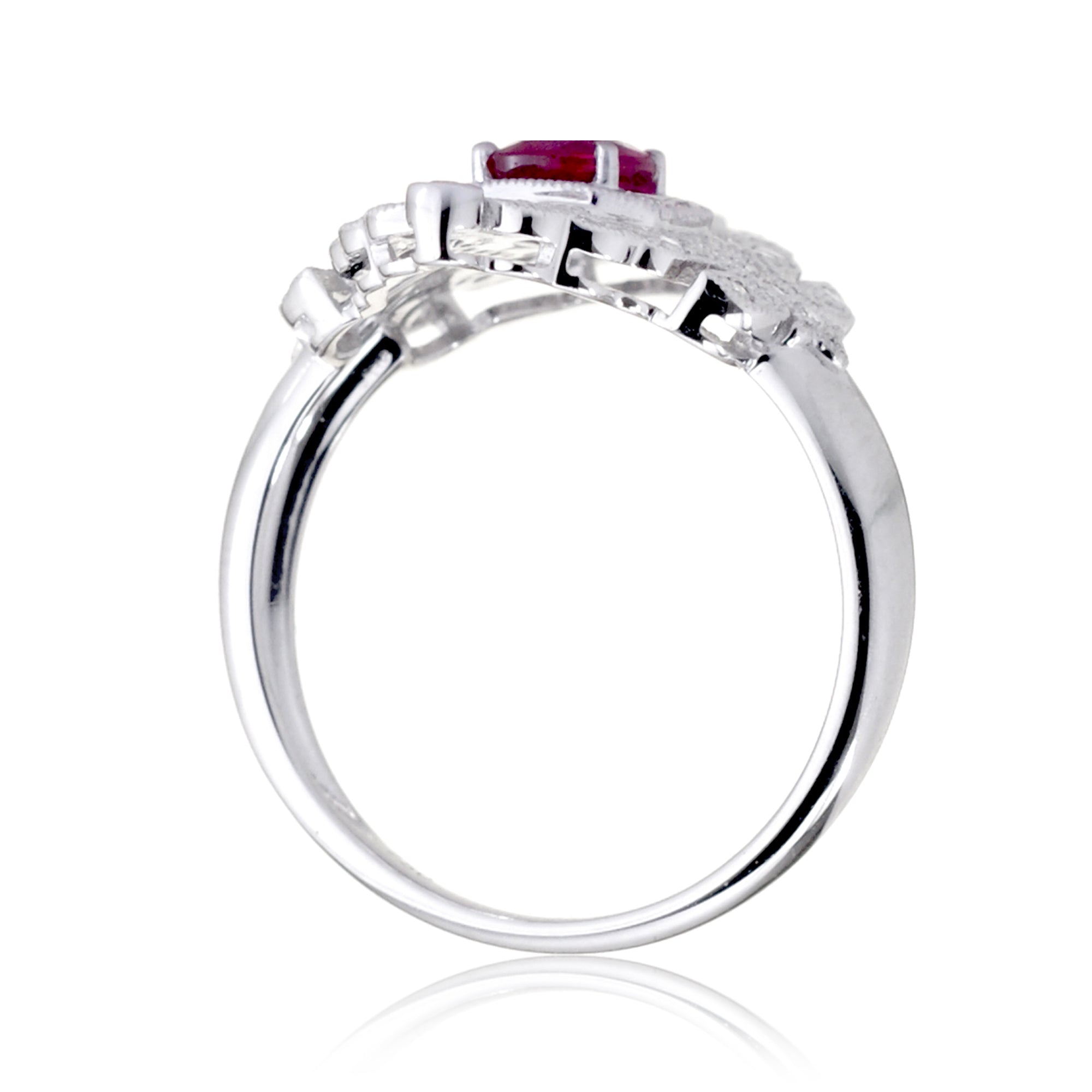 The Renée Art Deco Ruby Ring