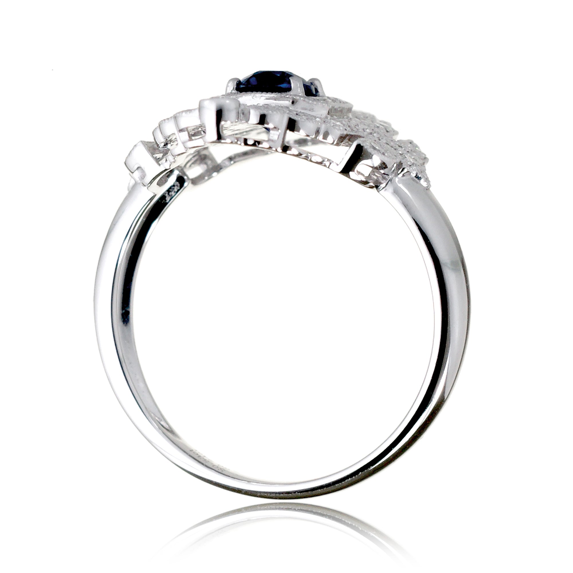 The Renée Art Deco Sapphire Ring