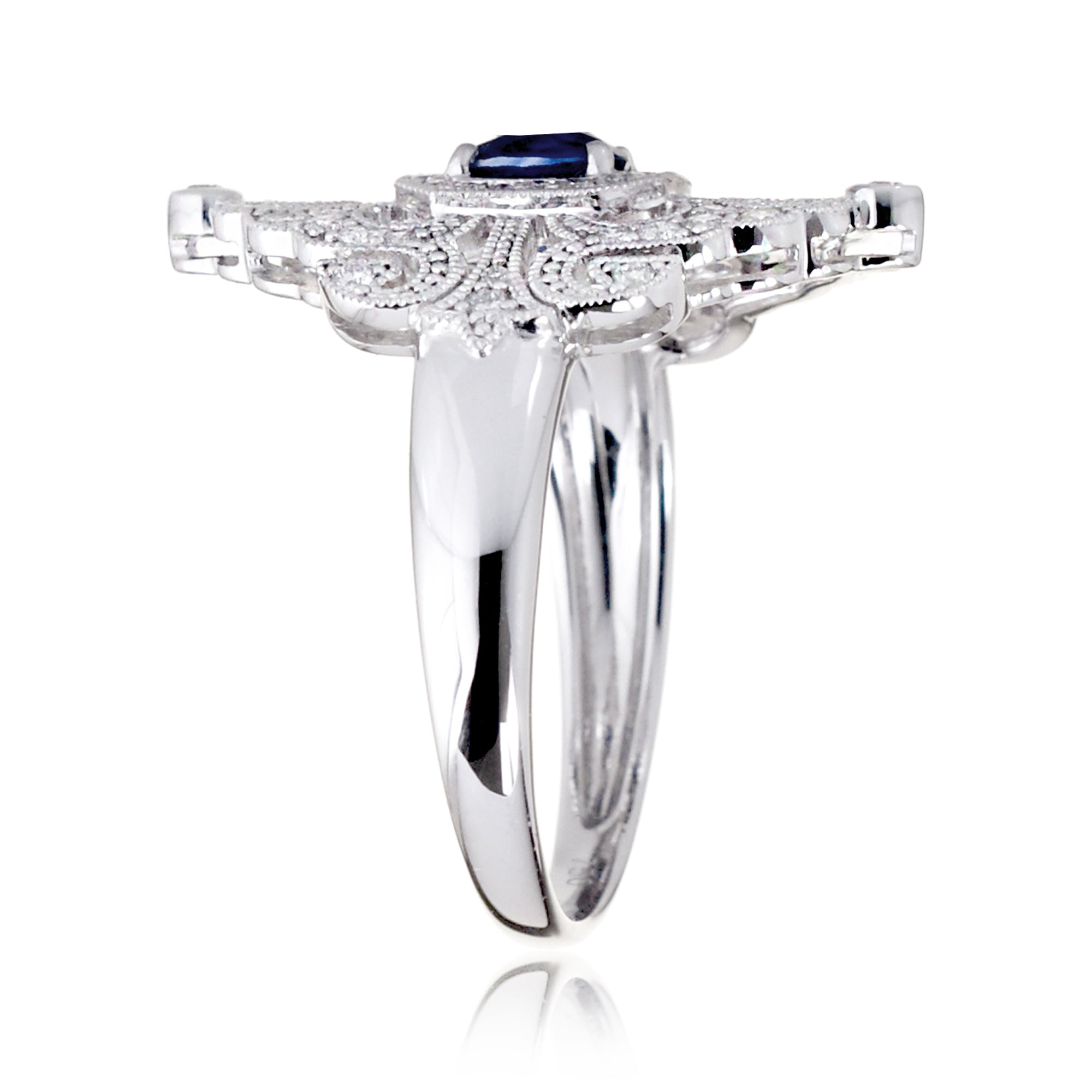 The Renée Art Deco Sapphire Ring