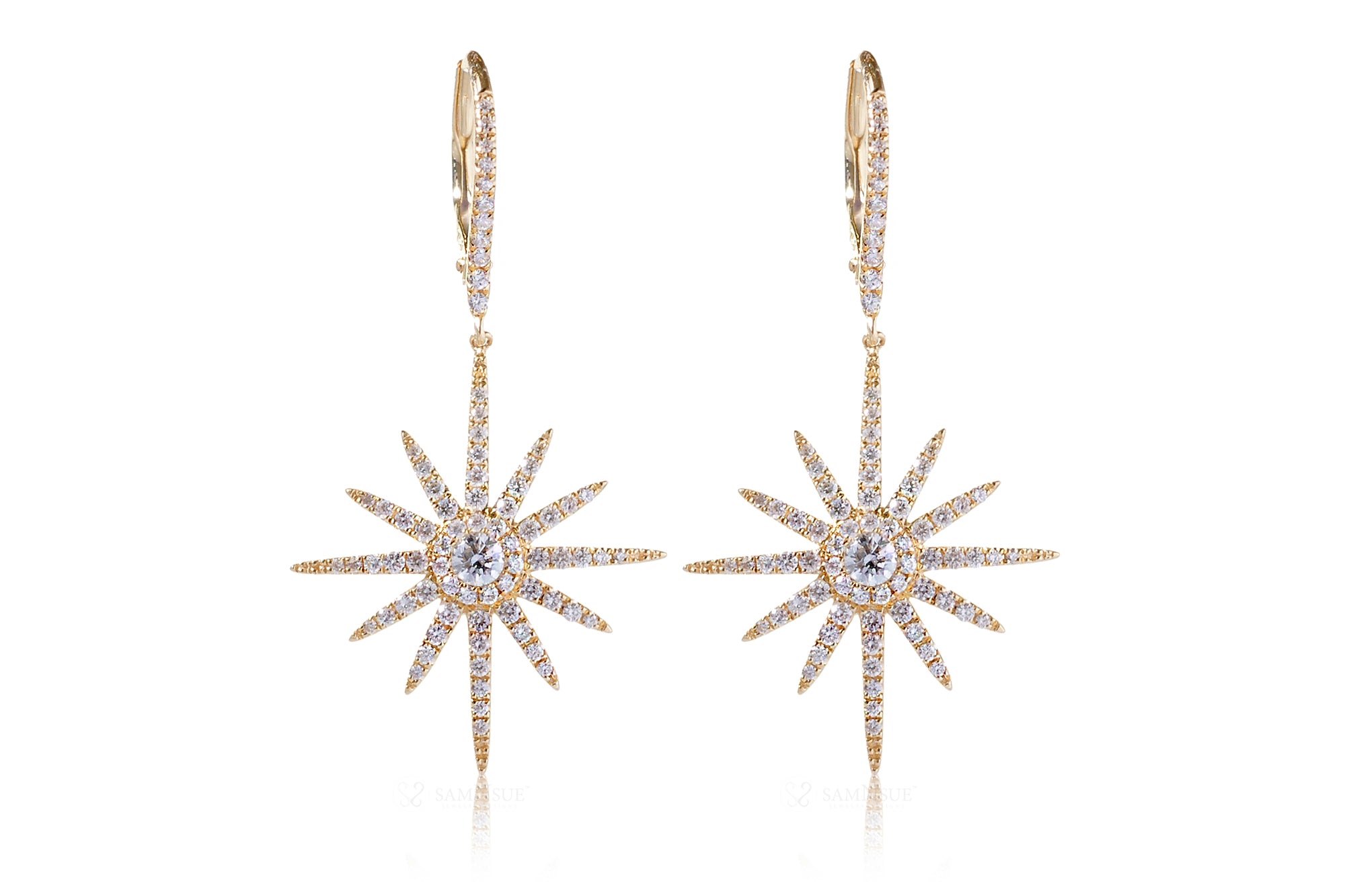The Twinkle Star Diamond Dangles
