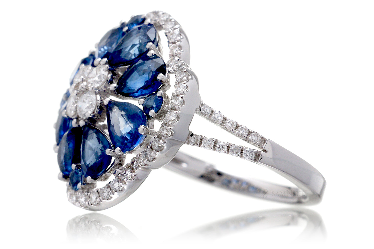 The Clarissa Blue Sapphire Ring (3.76 ct tw.)