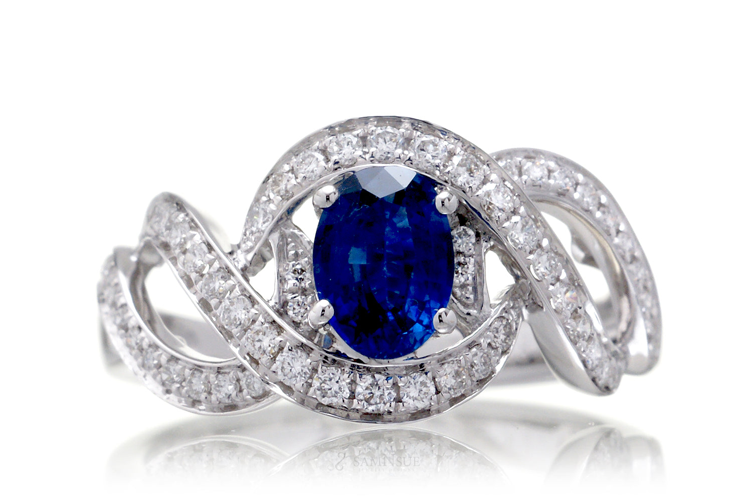 The Marla Oval Sapphire Ring (1.16 ct. tw.)