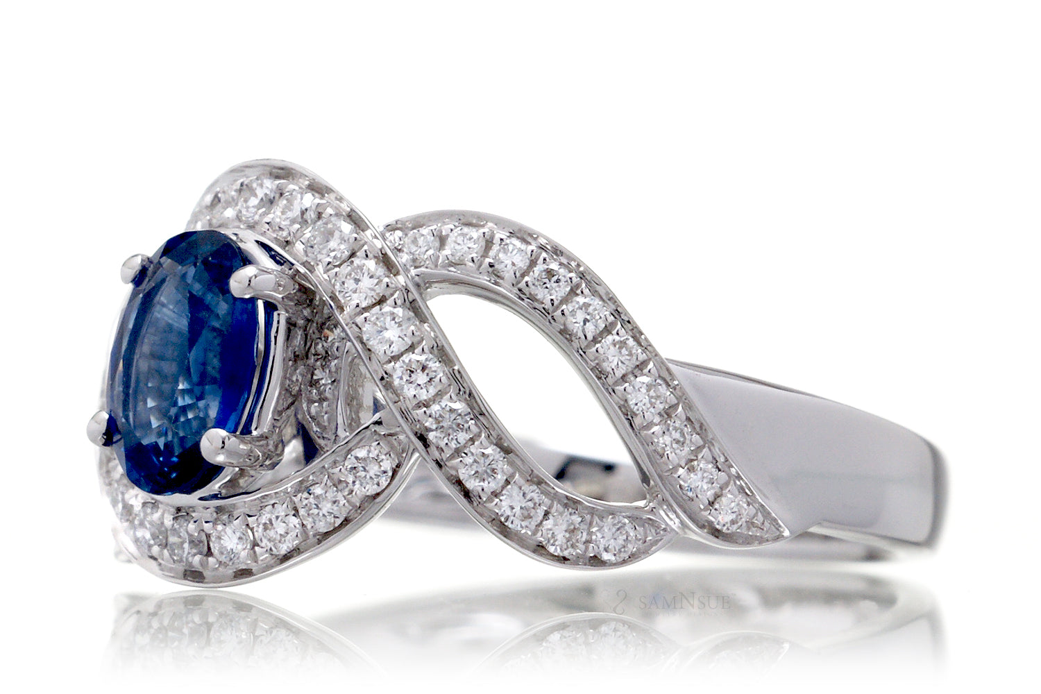 The Marla Oval Sapphire Ring (1.16 ct. tw.)