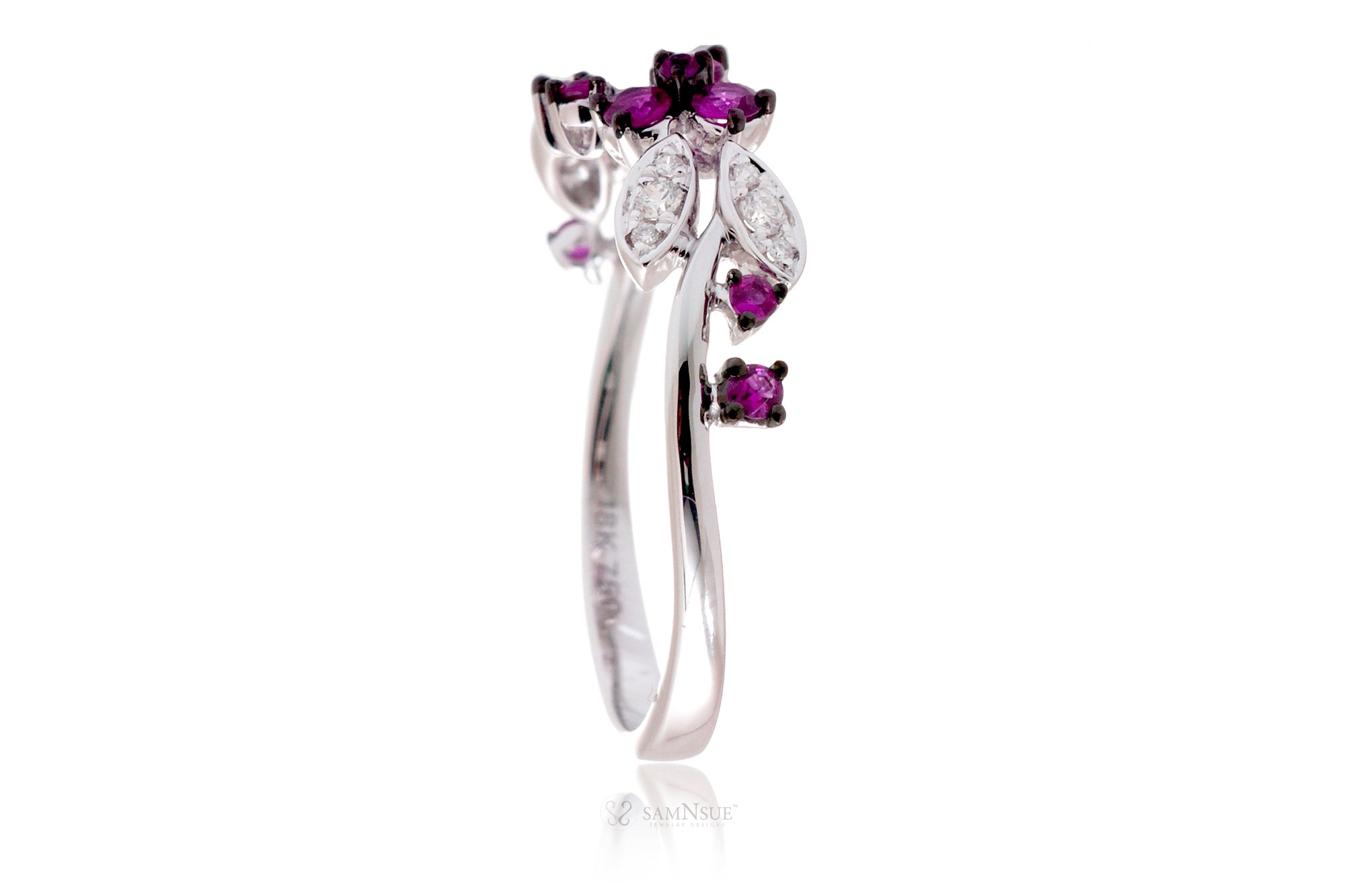 The Evy Pink Sapphire Ring