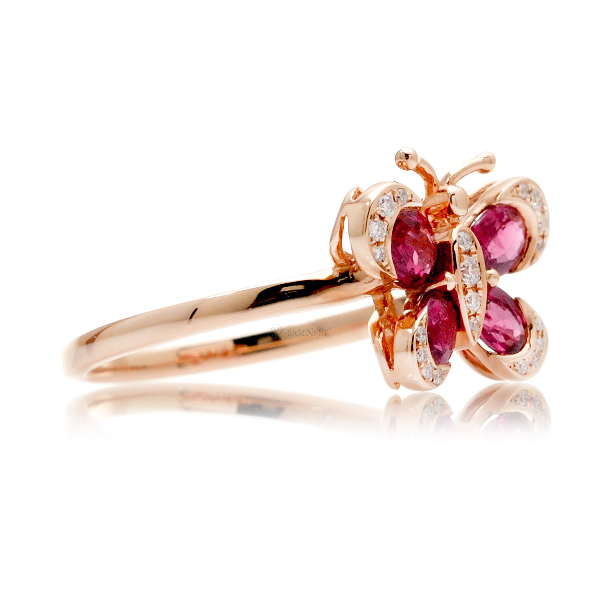 The Agrias Ruby Butterfly Ring