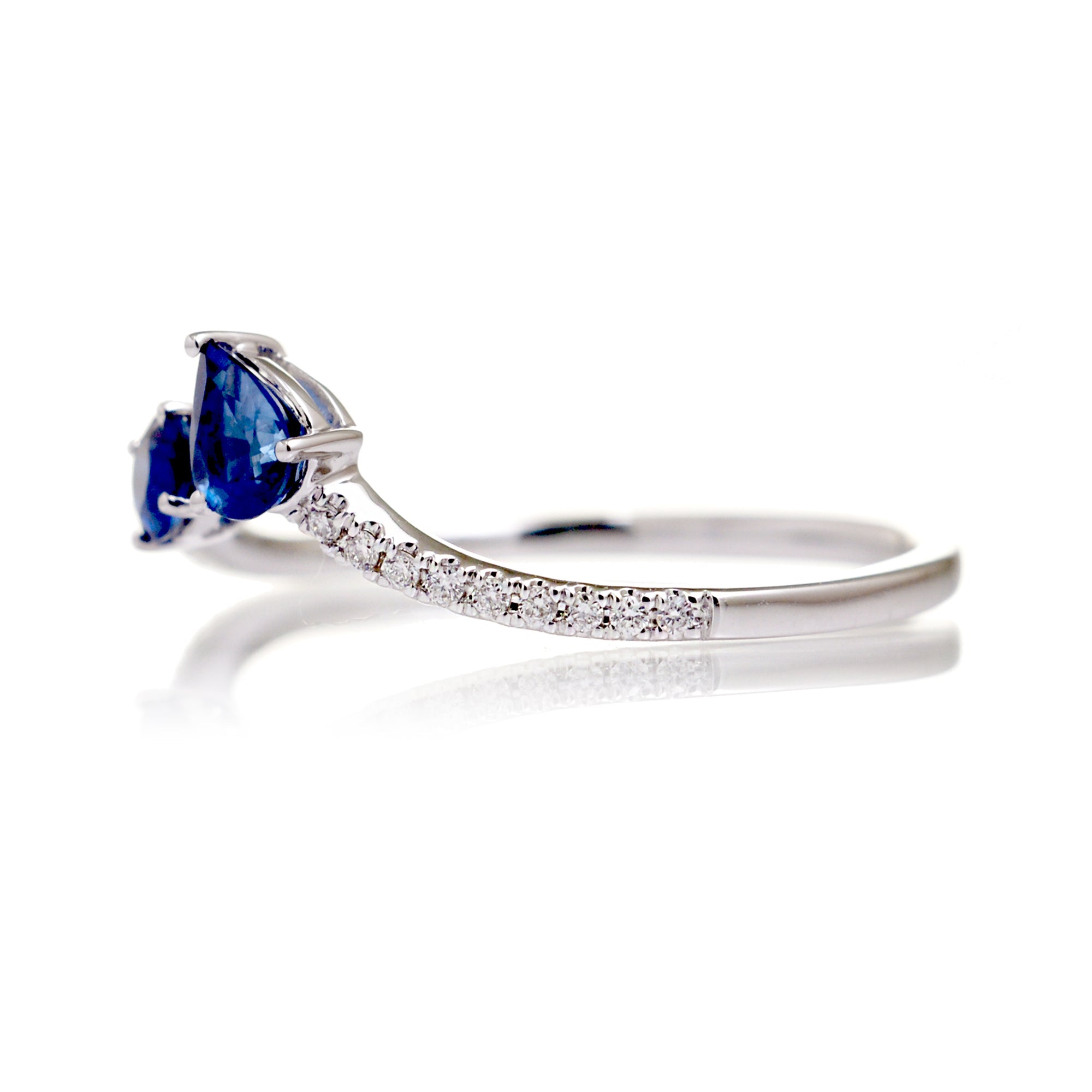 The Toi Et Moi Sapphire And Diamond Ring