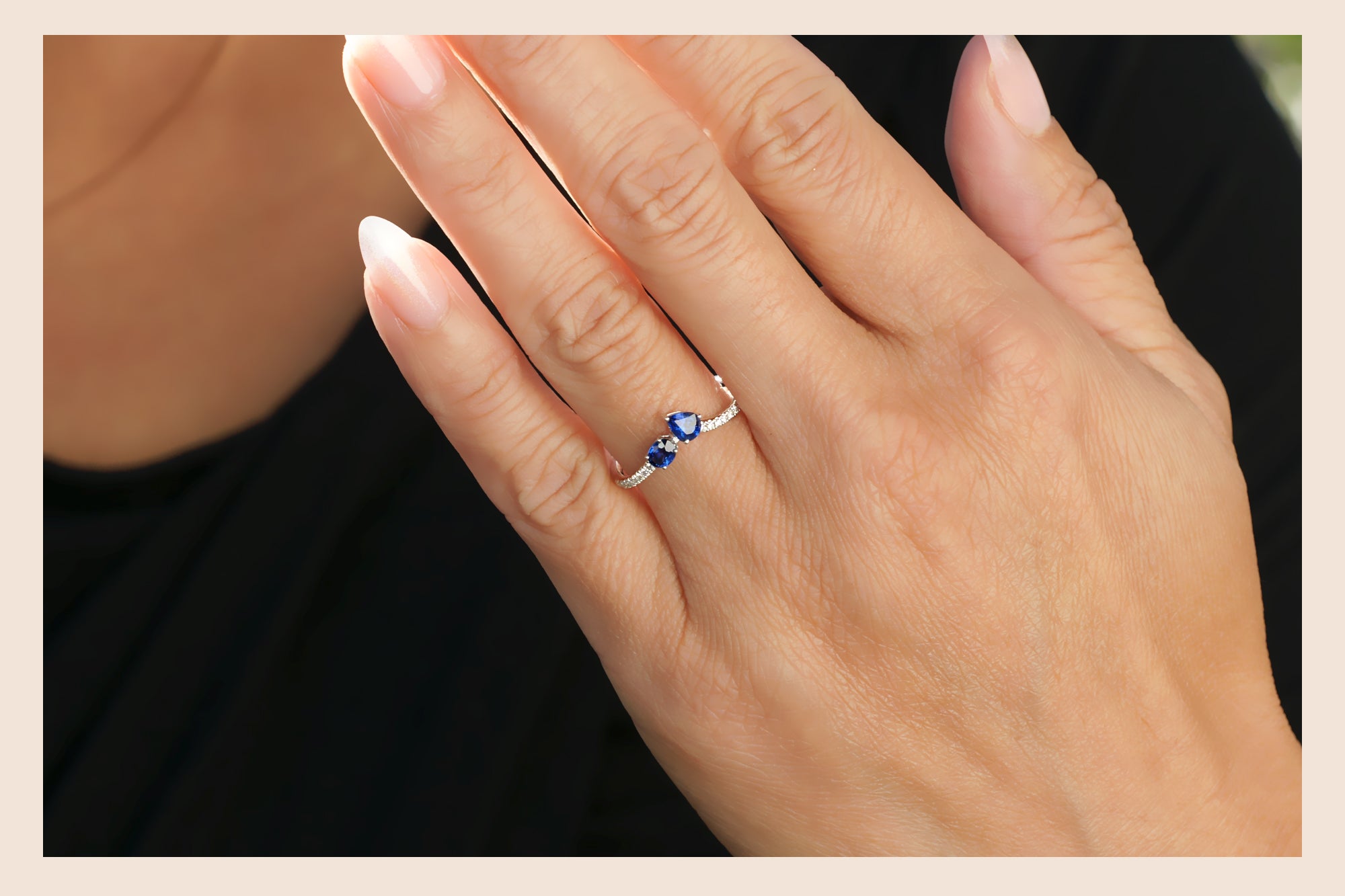 The Toi Et Moi Sapphire And Diamond Ring