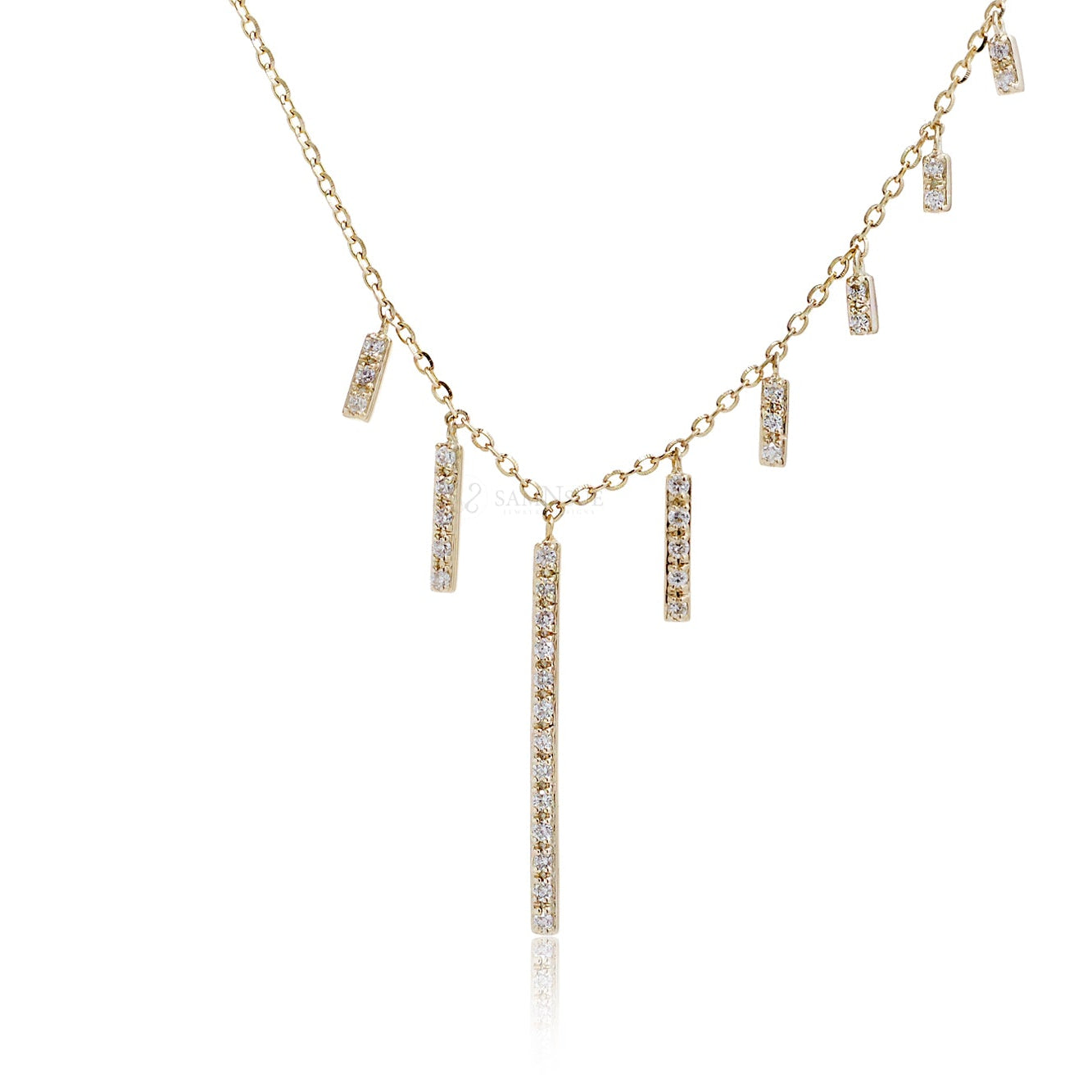 Diamond Graph Necklace - Buy the dip