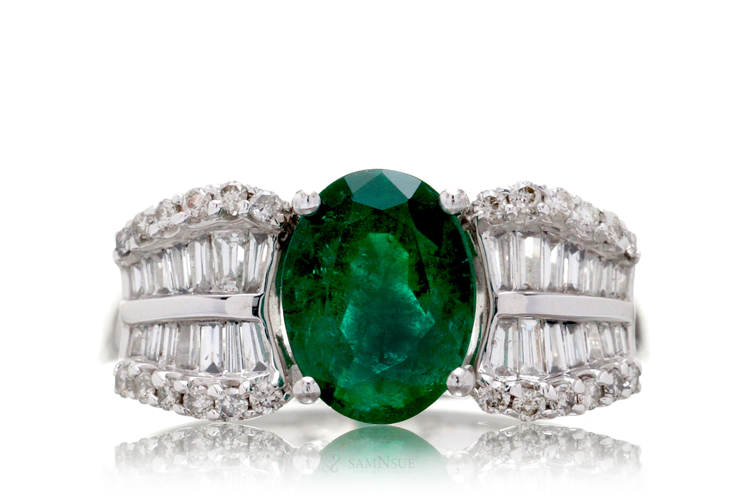 The Estelle Oval Emerald Ring (2.15ct. tw.)