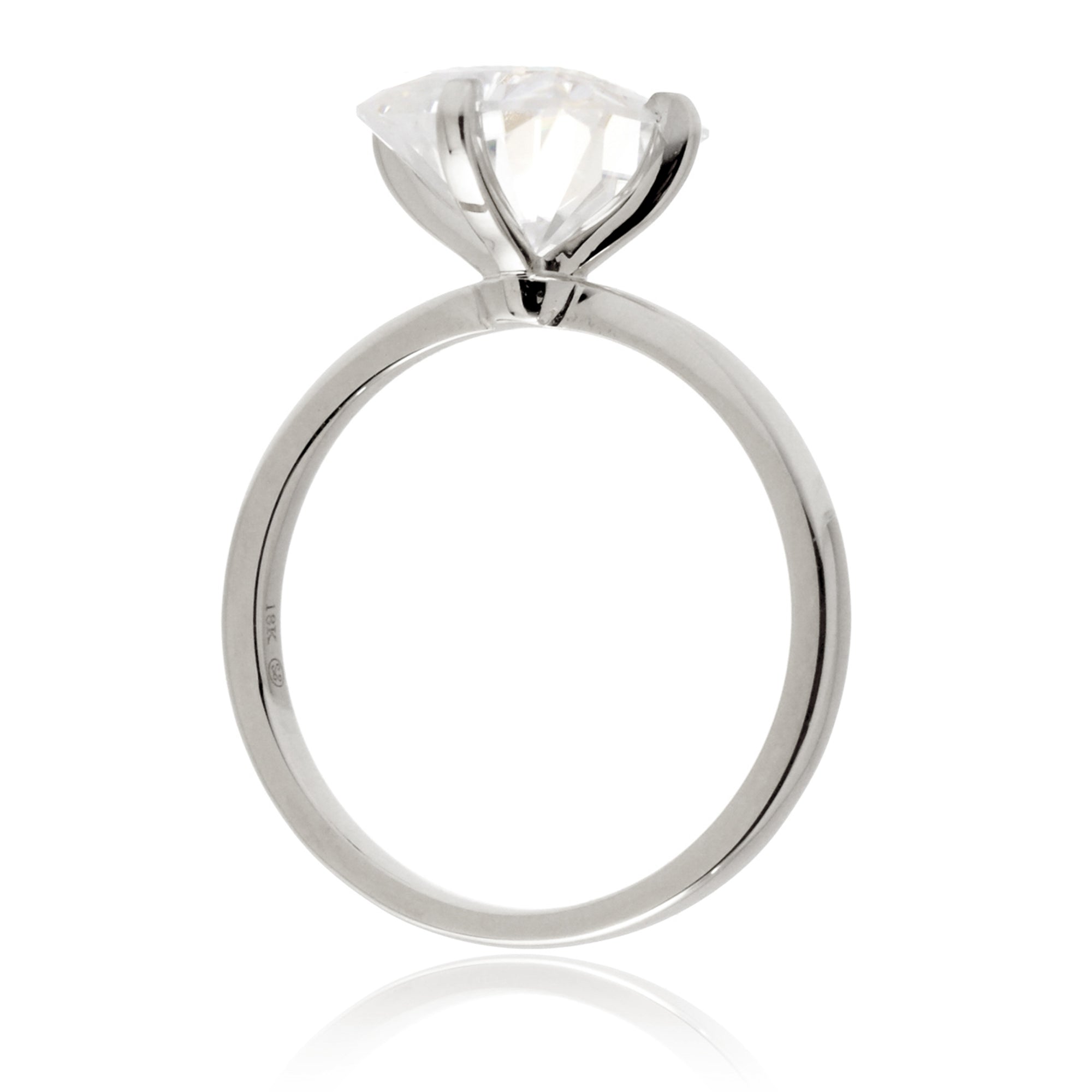 The Adeline Radiant Cut Moissanite Ring