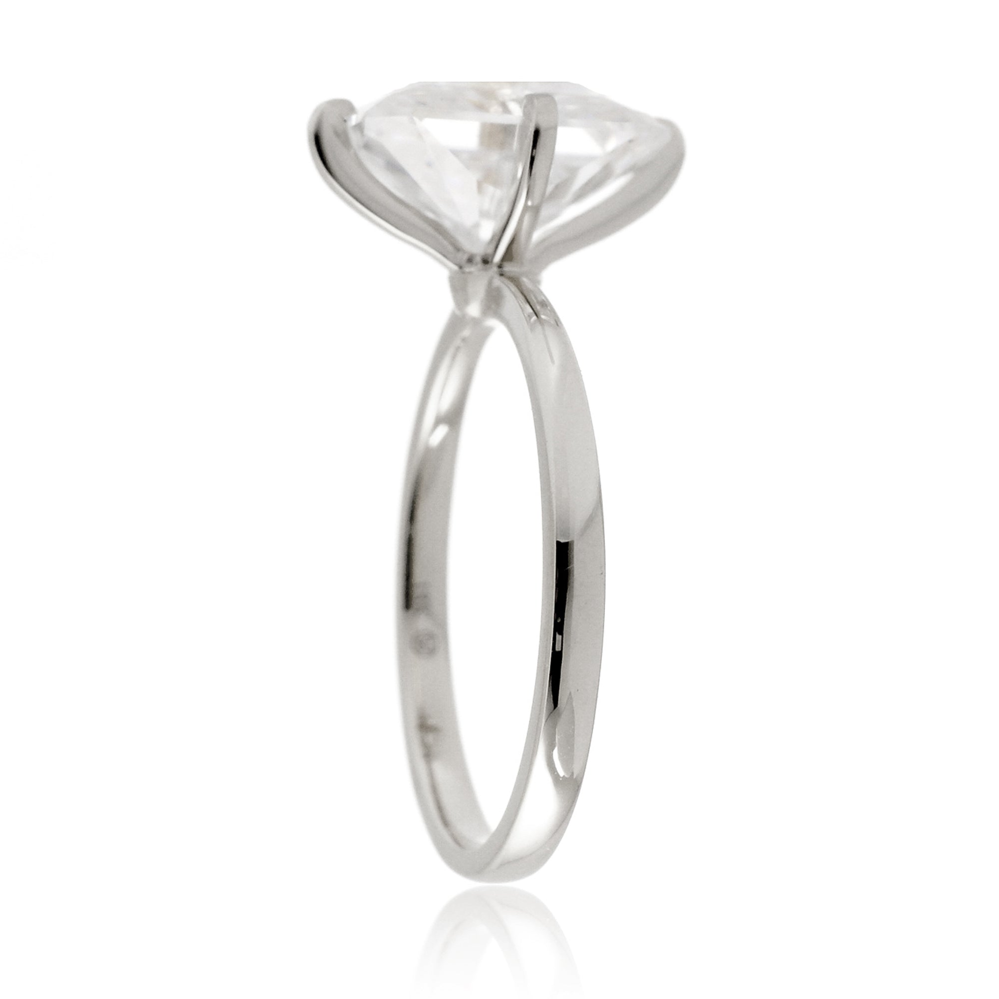 The Adeline Radiant Cut Moissanite Ring