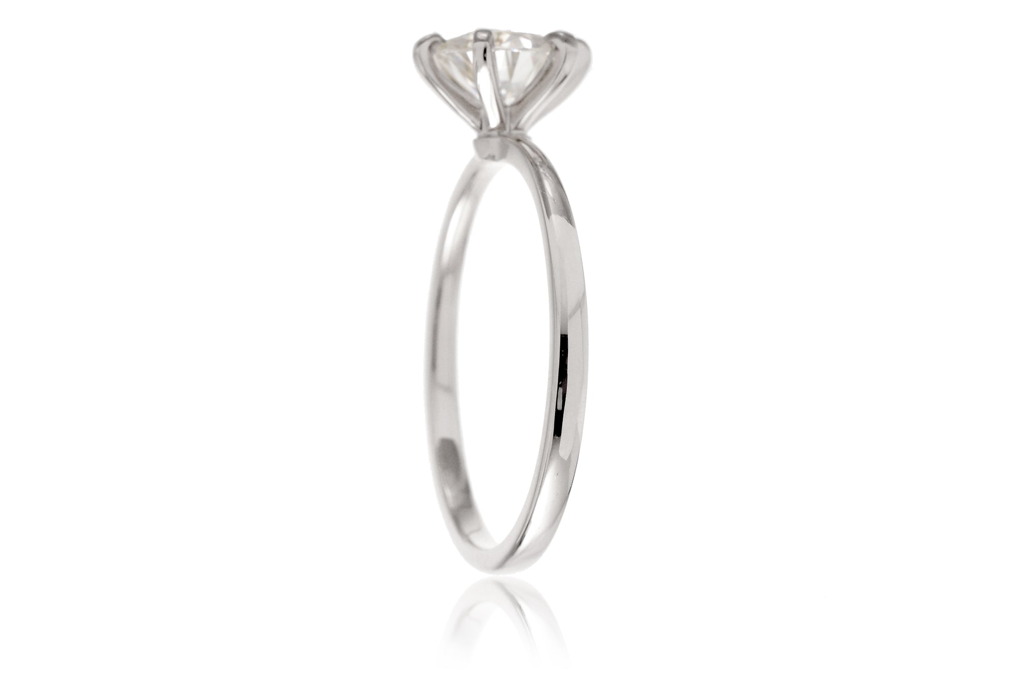 The Adeline Round Moissanite Ring