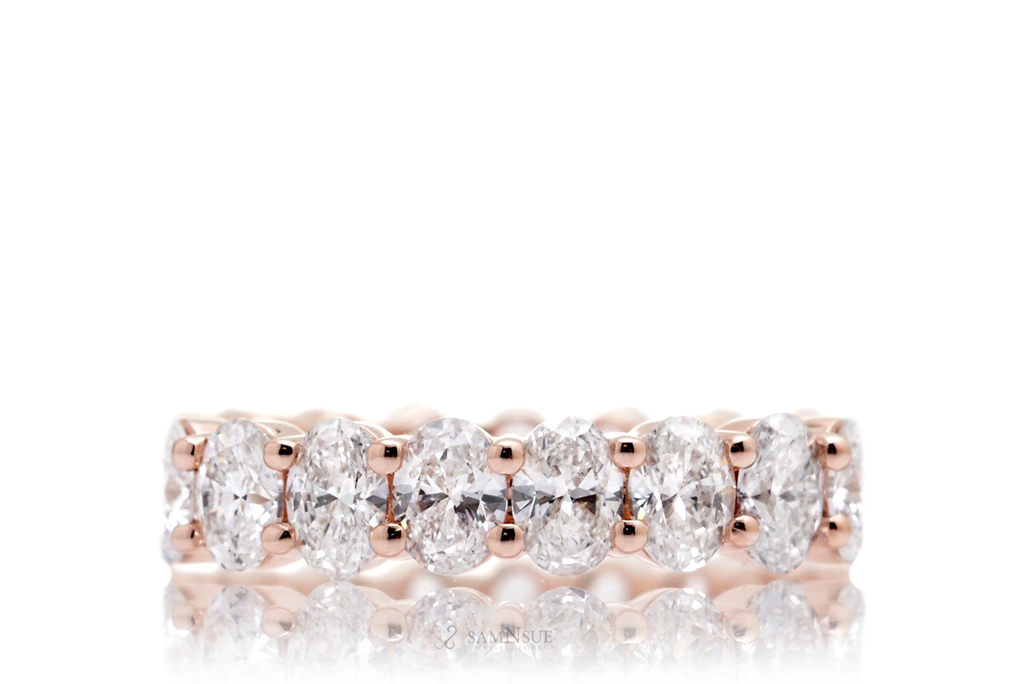 The Amelia Oval Diamond Eternity