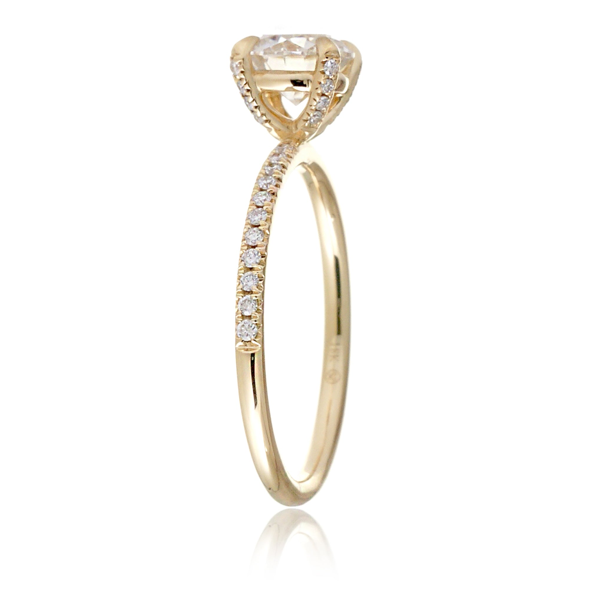 The Ava Round Moissanite