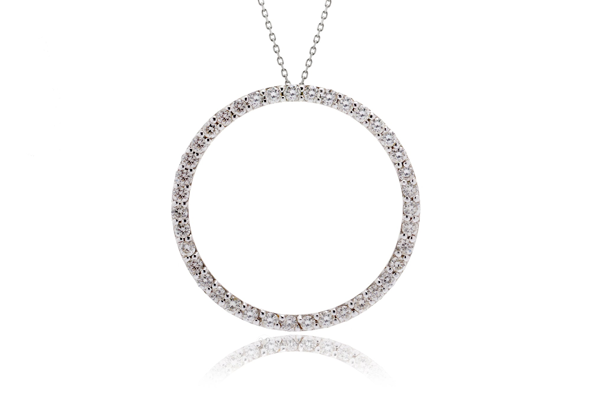 Circle of love diamond pendant Clearance
