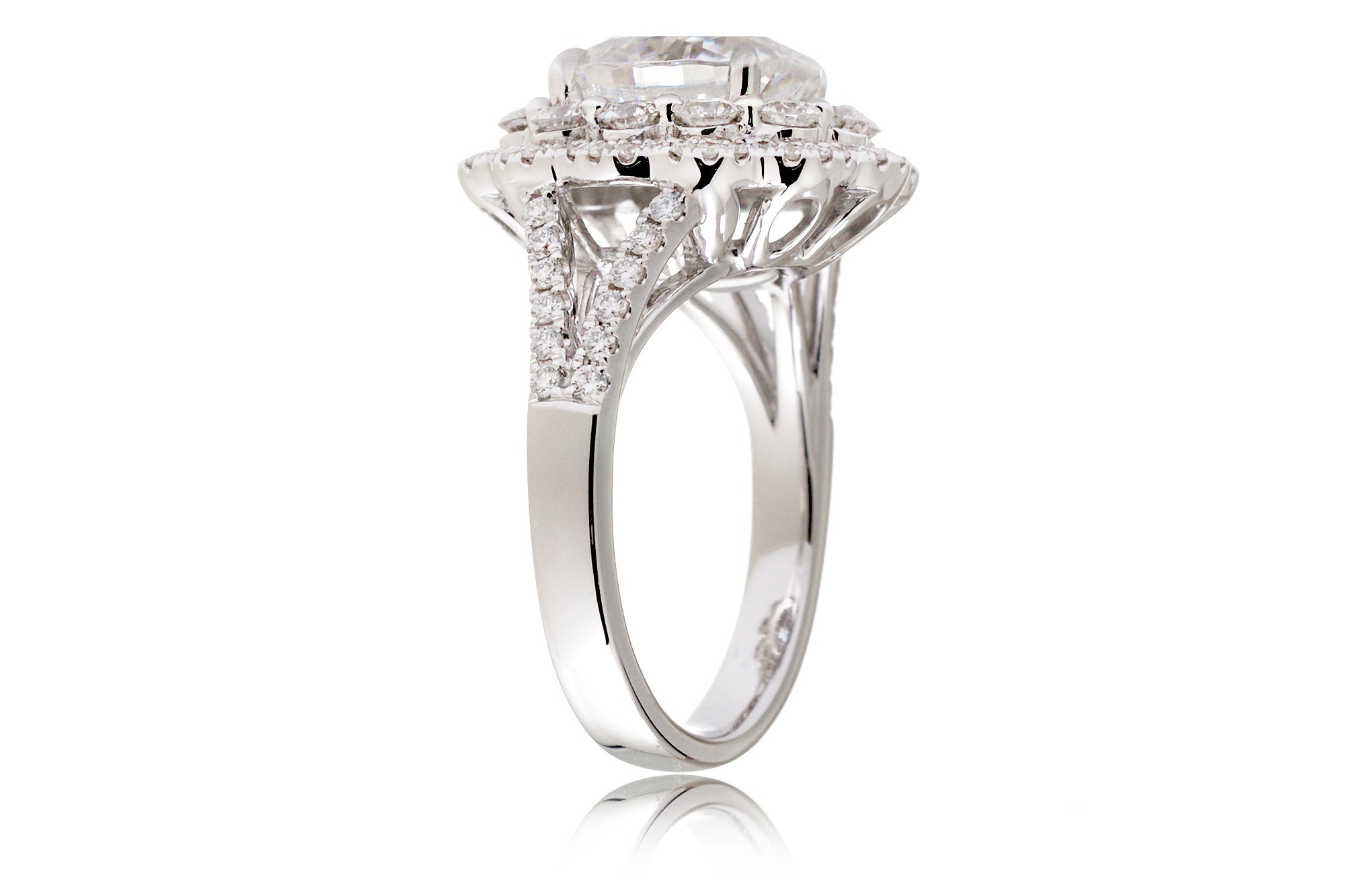 The Constance Oval Moissanite Ring