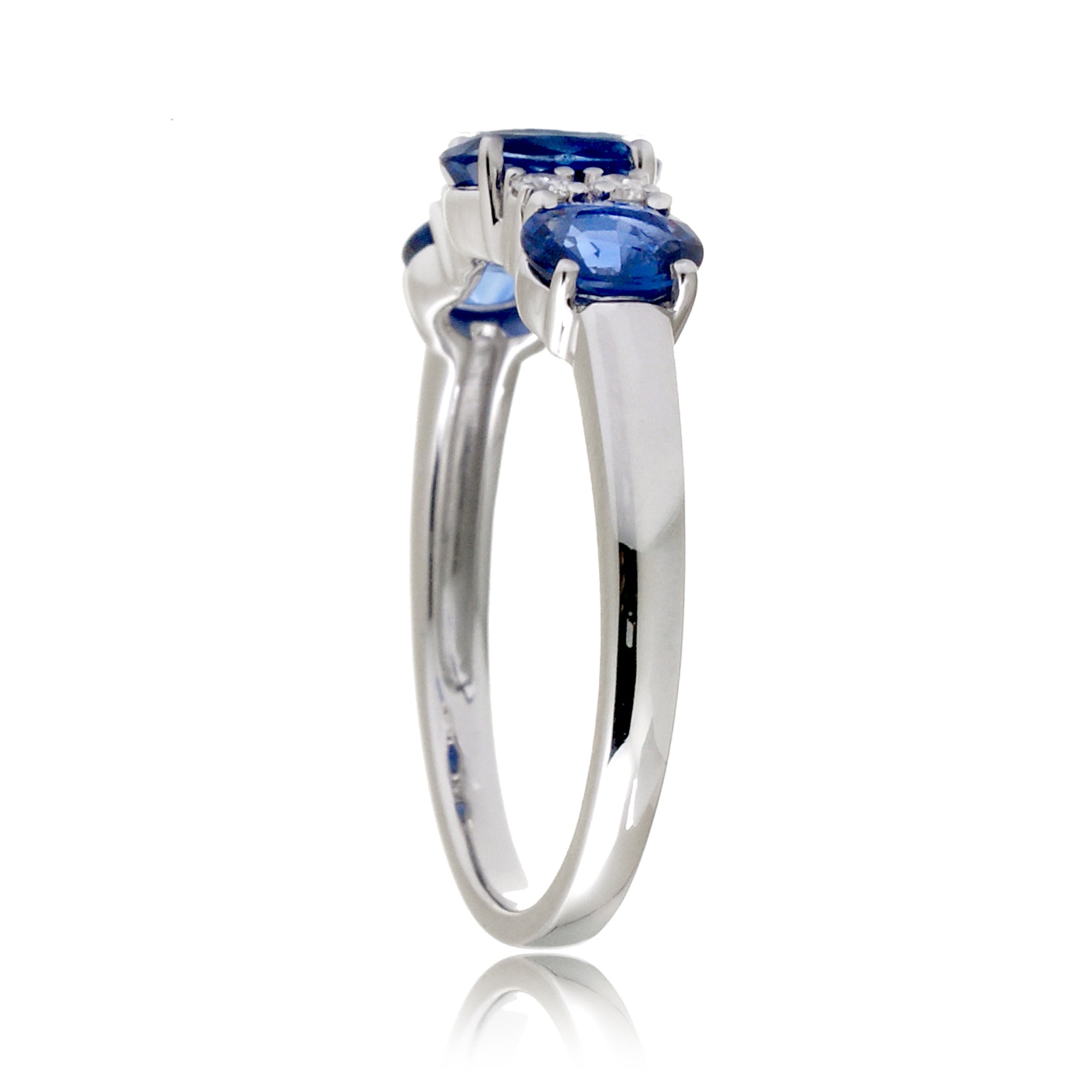 The Panya Oval Sapphire & Diamond Ring