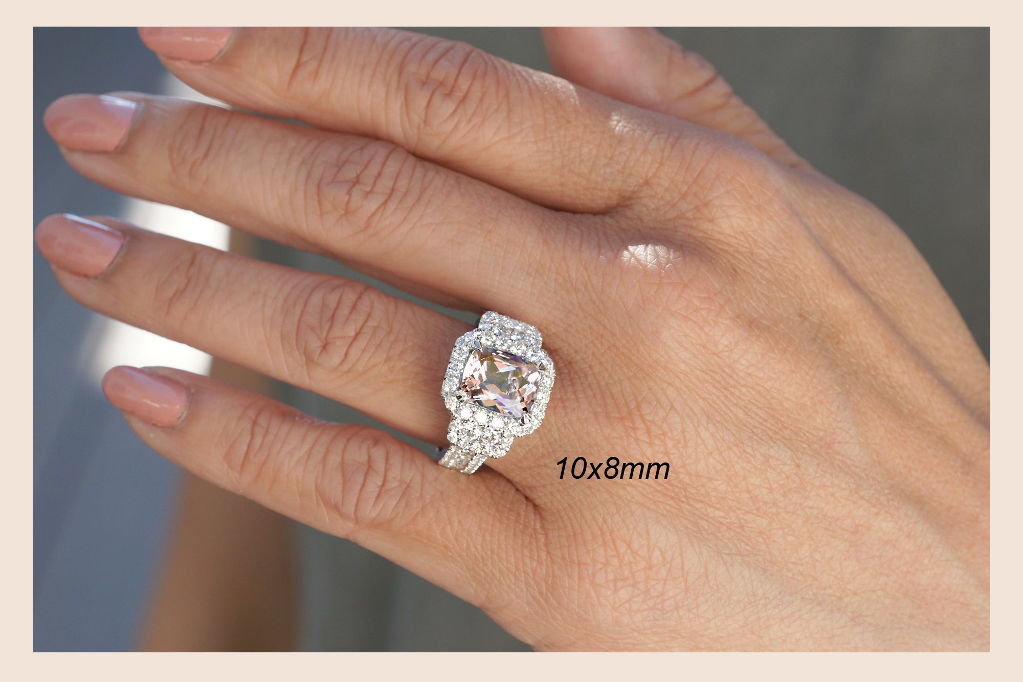 The Sydney Cushion Morganite