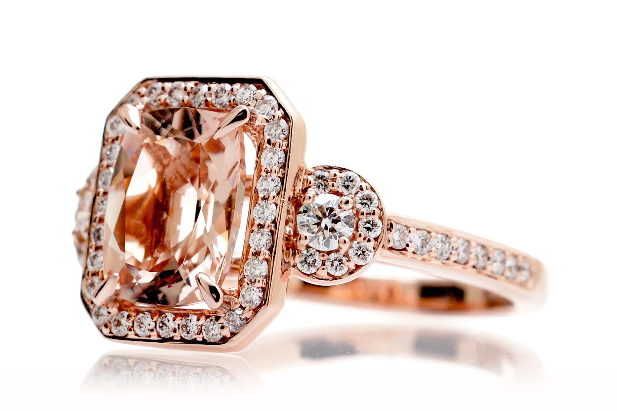 The Nancy Cushion Morganite