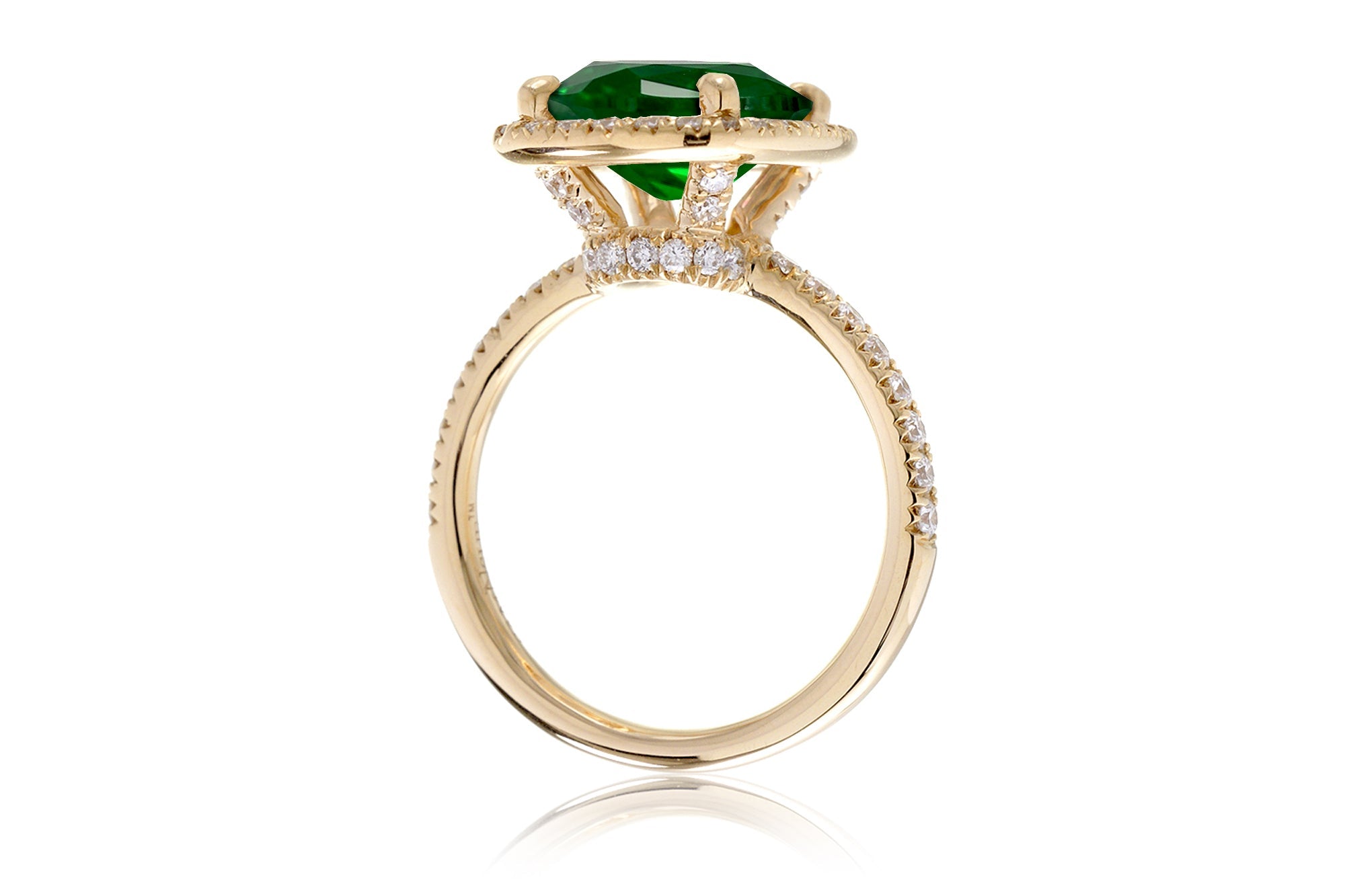 The Drenched Emerald Cut Lab-Grown Emerald