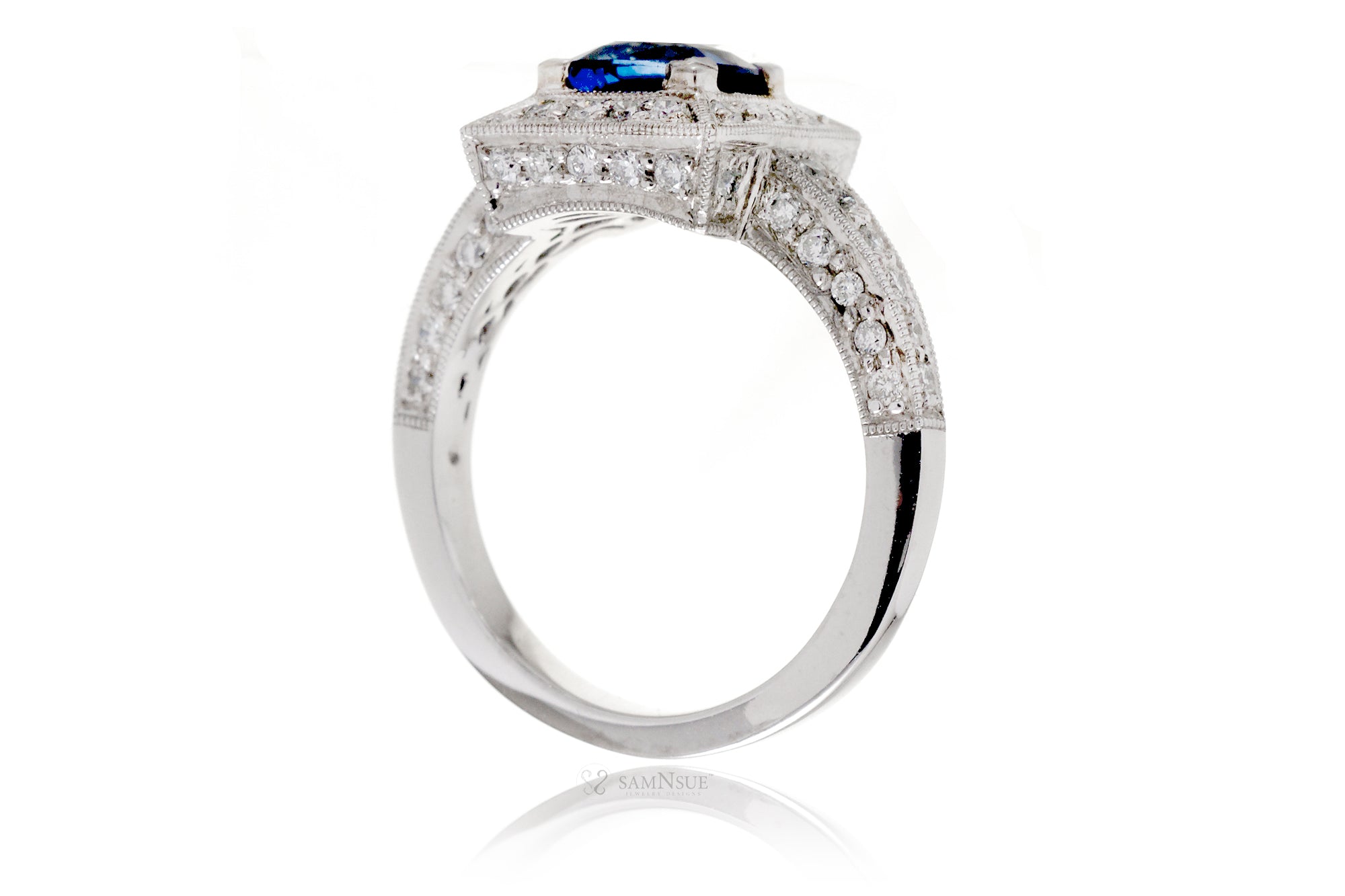 The Doris Cushion Sapphire Ring (2.01 ct tw.)