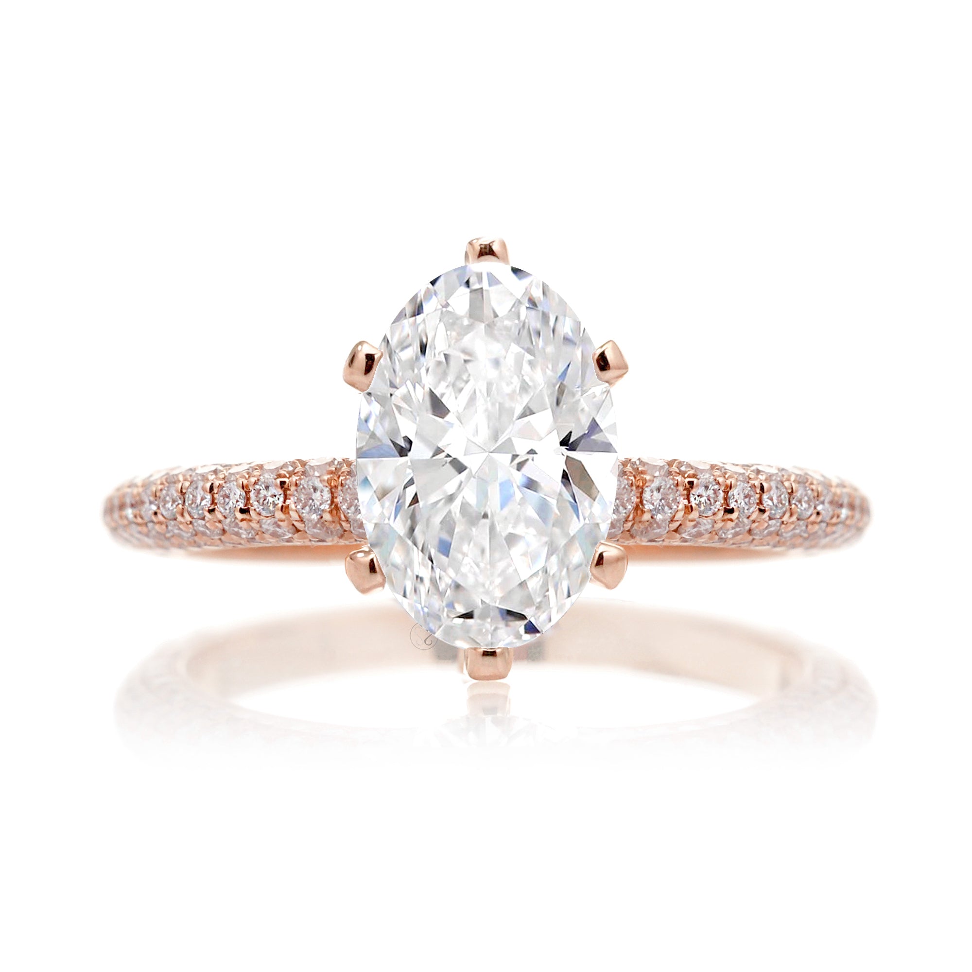 The Eve Solitaire Oval Diamond Ring (Lab-Grown)