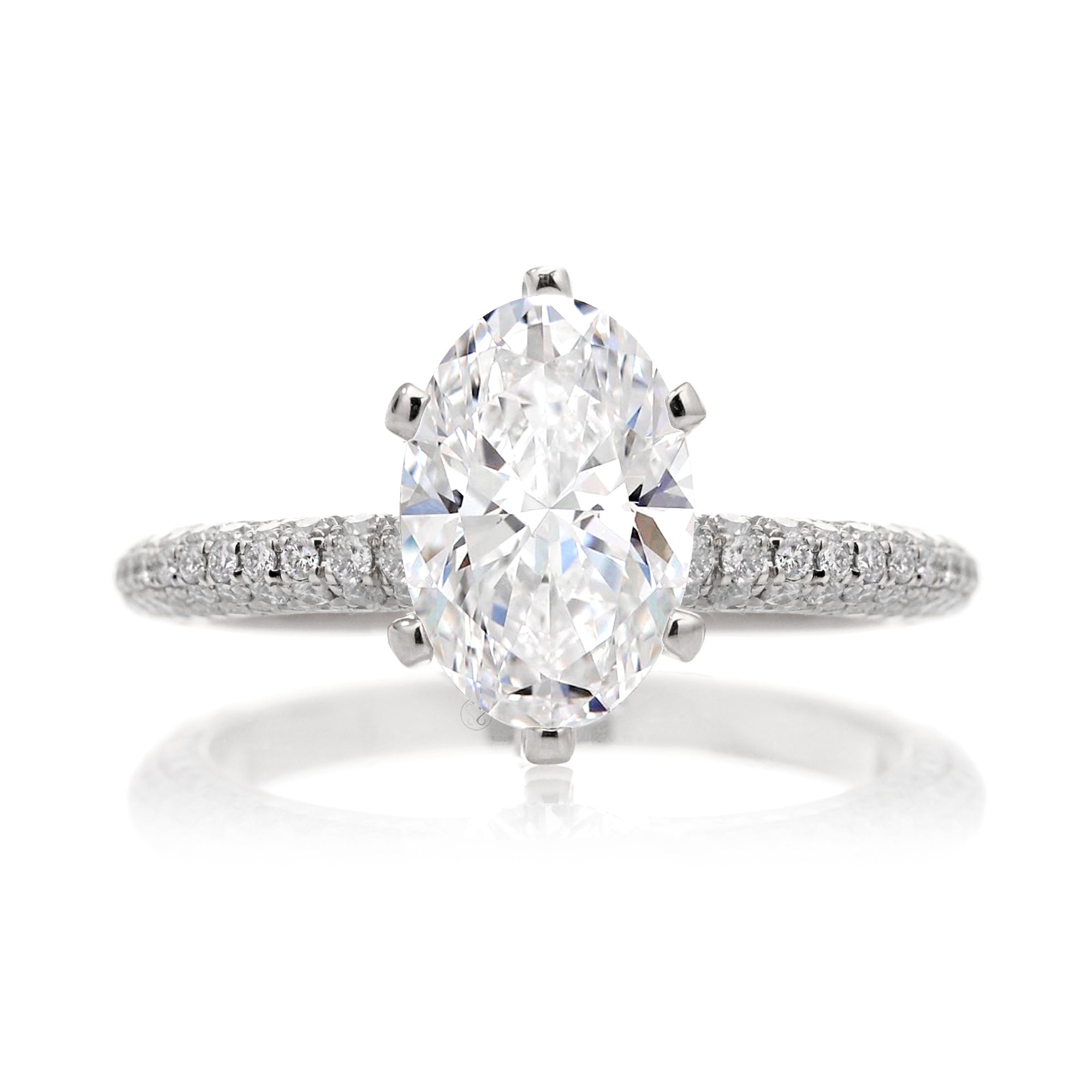 The Eve Solitaire Oval Diamond Ring (Lab-Grown)