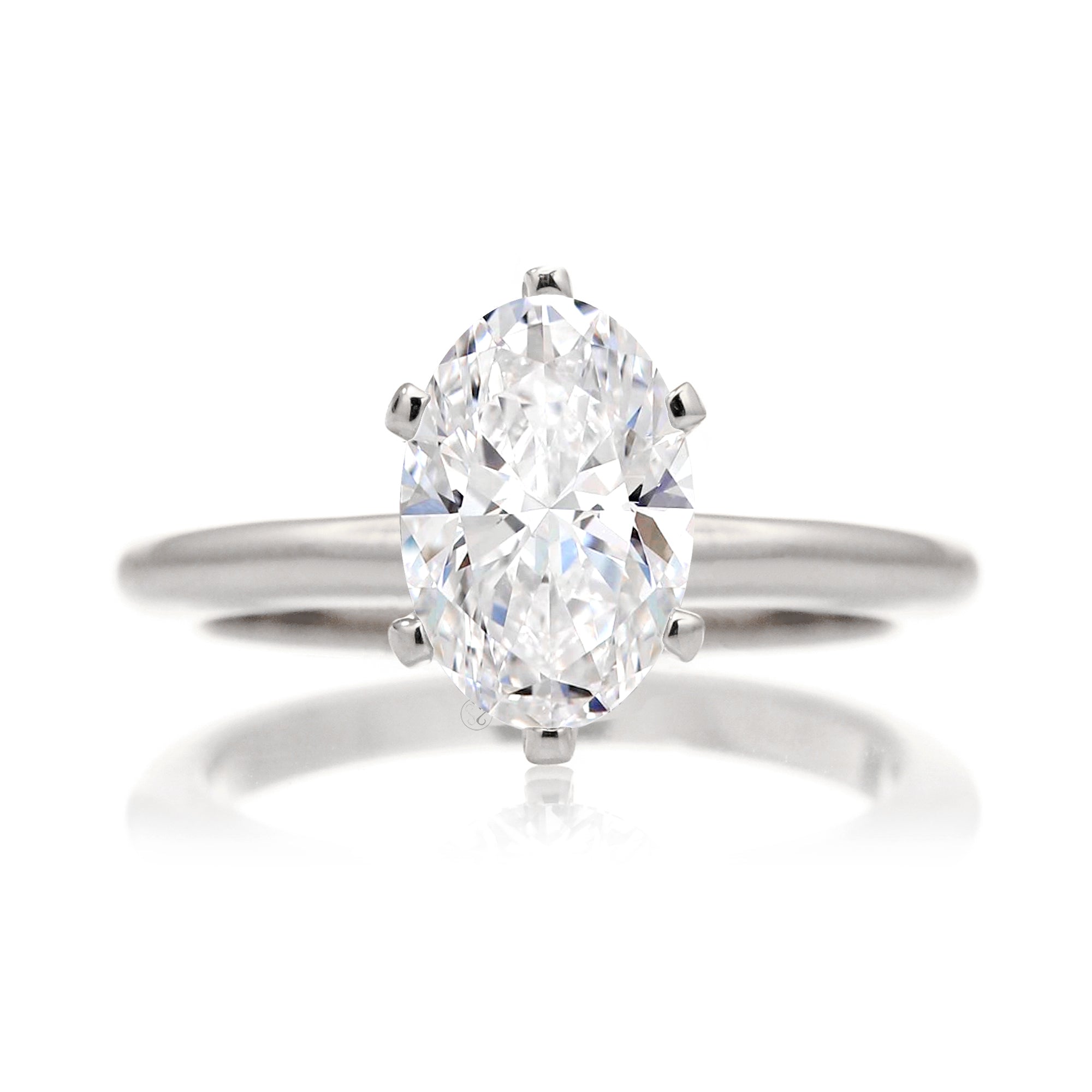 The Eve Solitaire Oval Diamond Ring (Lab-Grown)