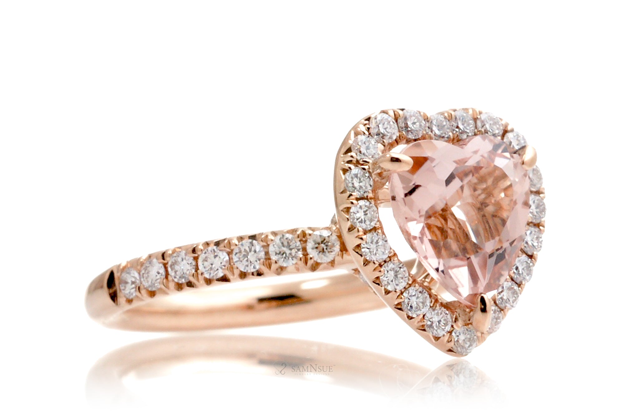 The Drenched Heart Morganite