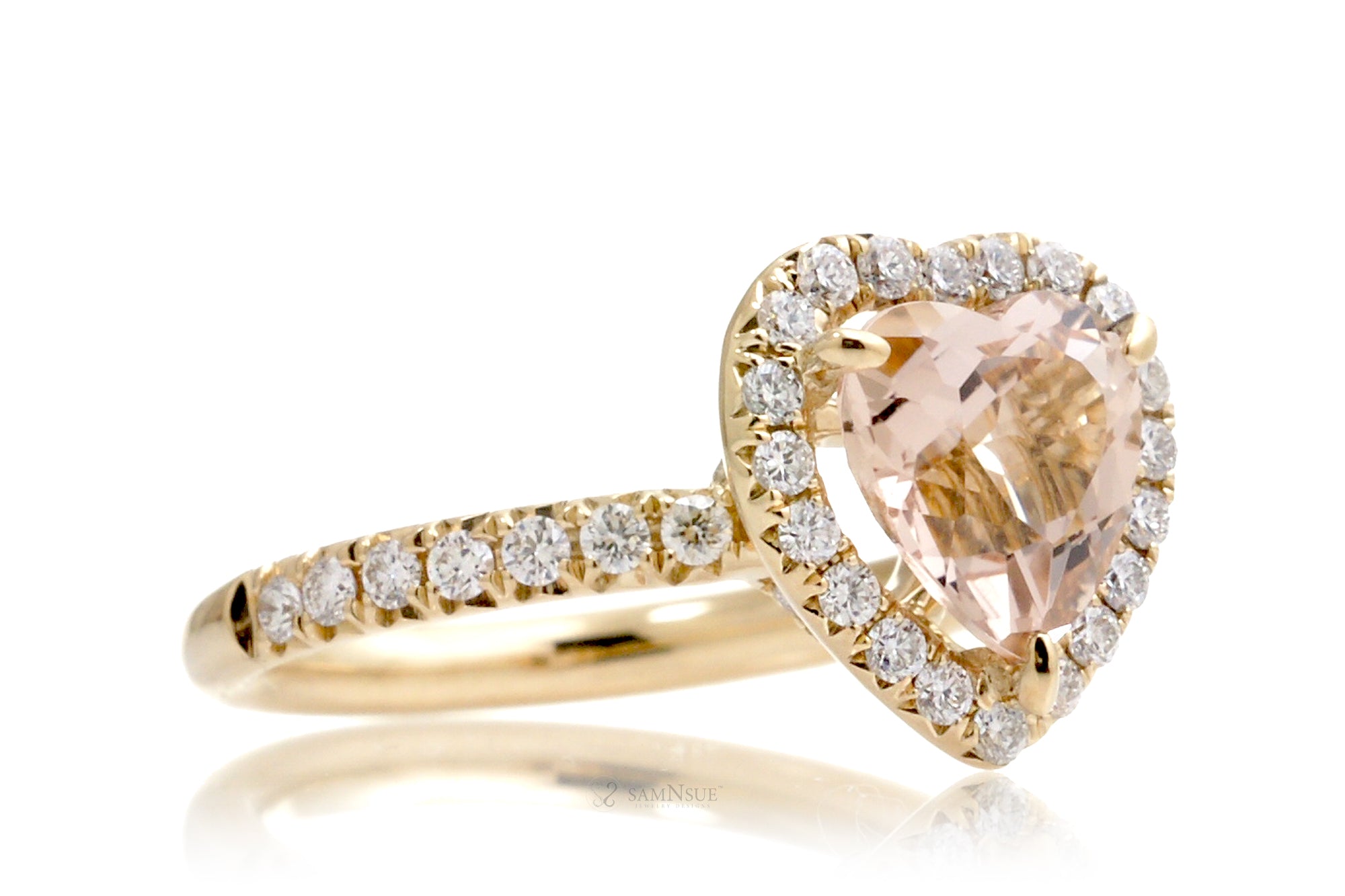 The Drenched Heart Morganite