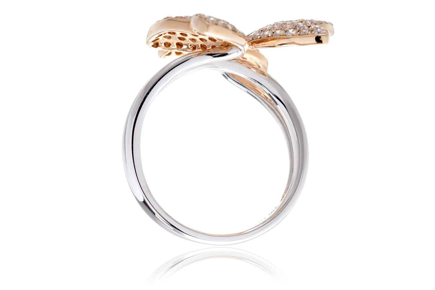 The Pavé Diamond Butterfly Ring