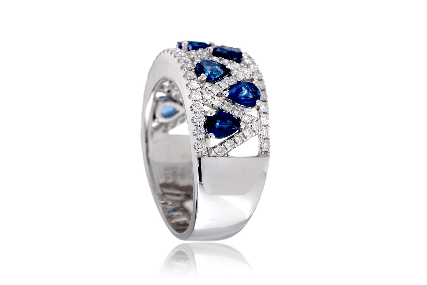 The Ivonne Pear Sapphire Ring