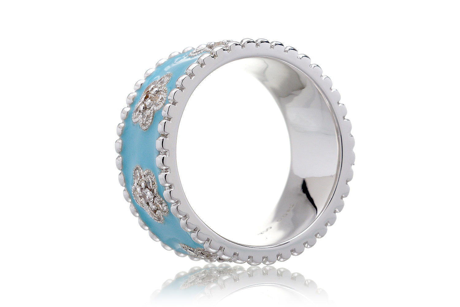 The Bernadette Diamond Ring (Turquoise)